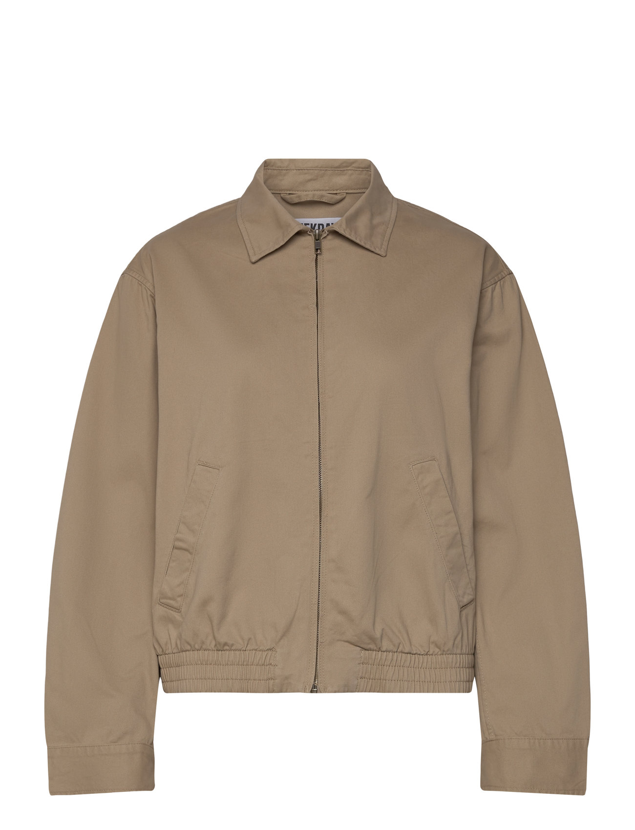 Regular Cotton Jacket Outerwear Jackets Light-summer Jacket Beige Weekday