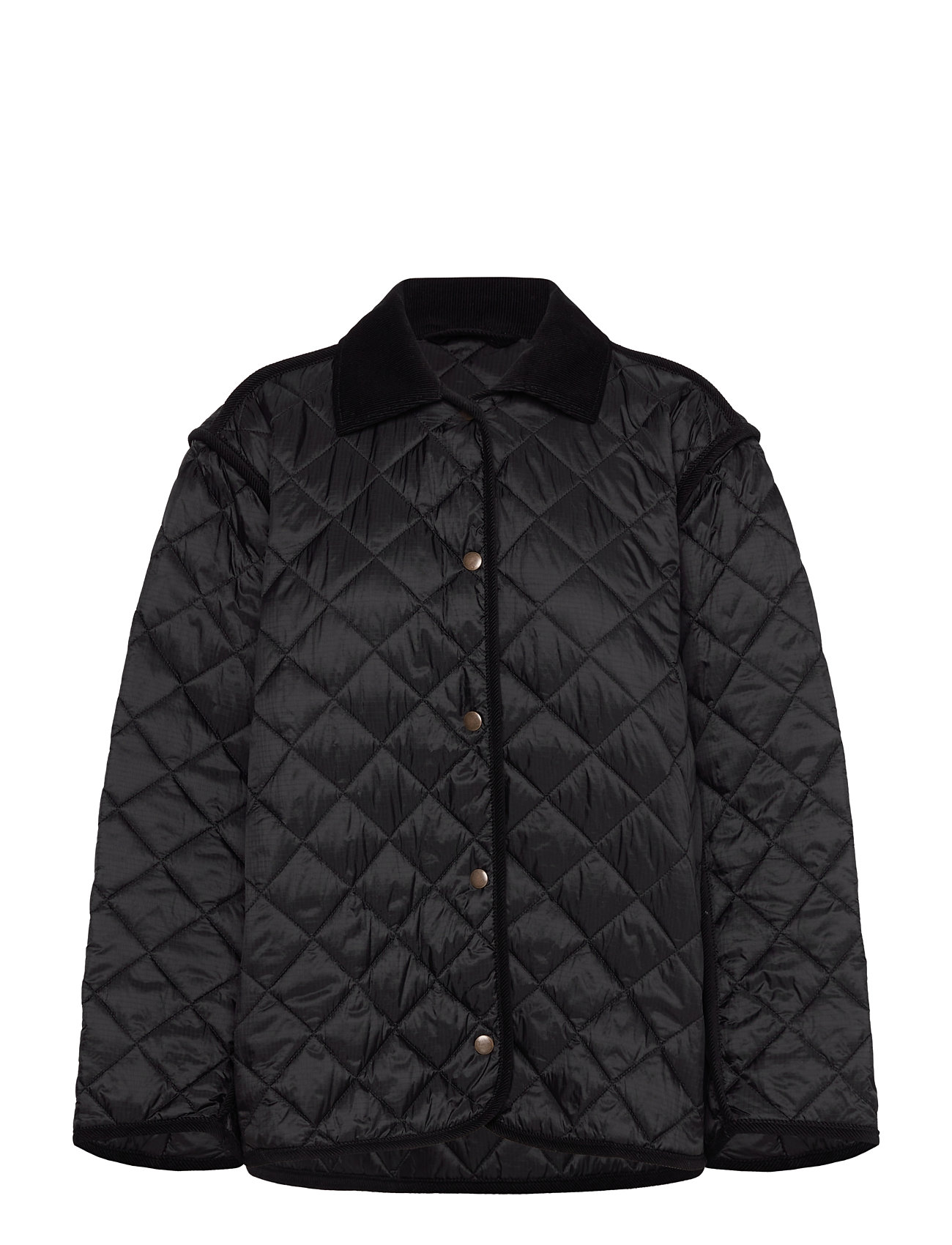 Quilted Liner Jacket Vattert Jakke Blue Weekday