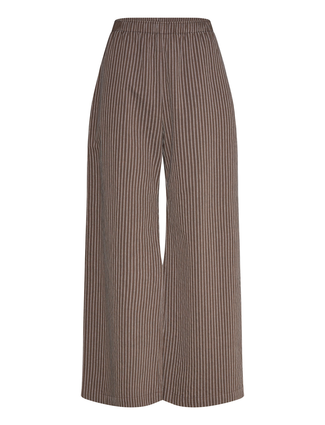 Weekday Low Loose Cotton Trousers, XS, Brown, Bukser > Brede Ben, Dame