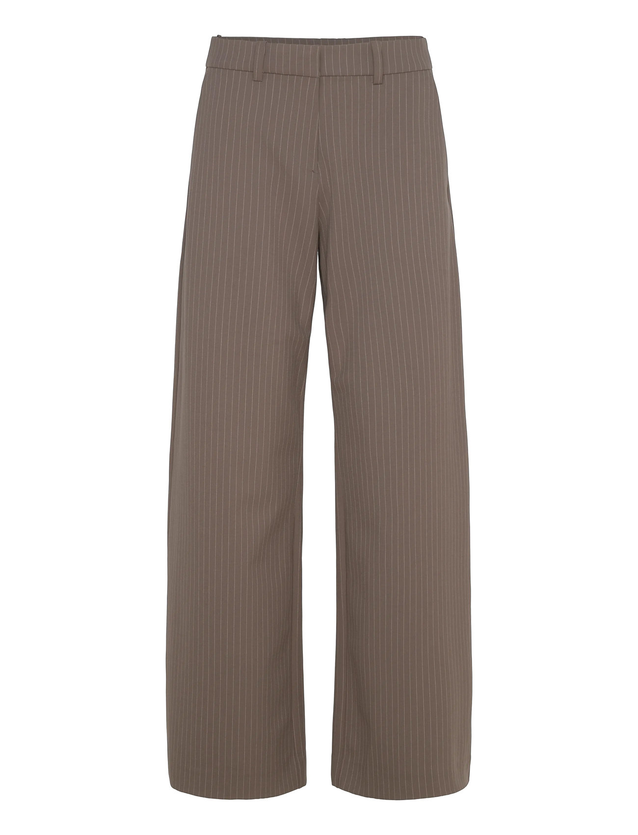 Weekday Low-Waisted Loose Fit Suit Trousers, 38, Brown, Bukser > Brede Ben, Dame