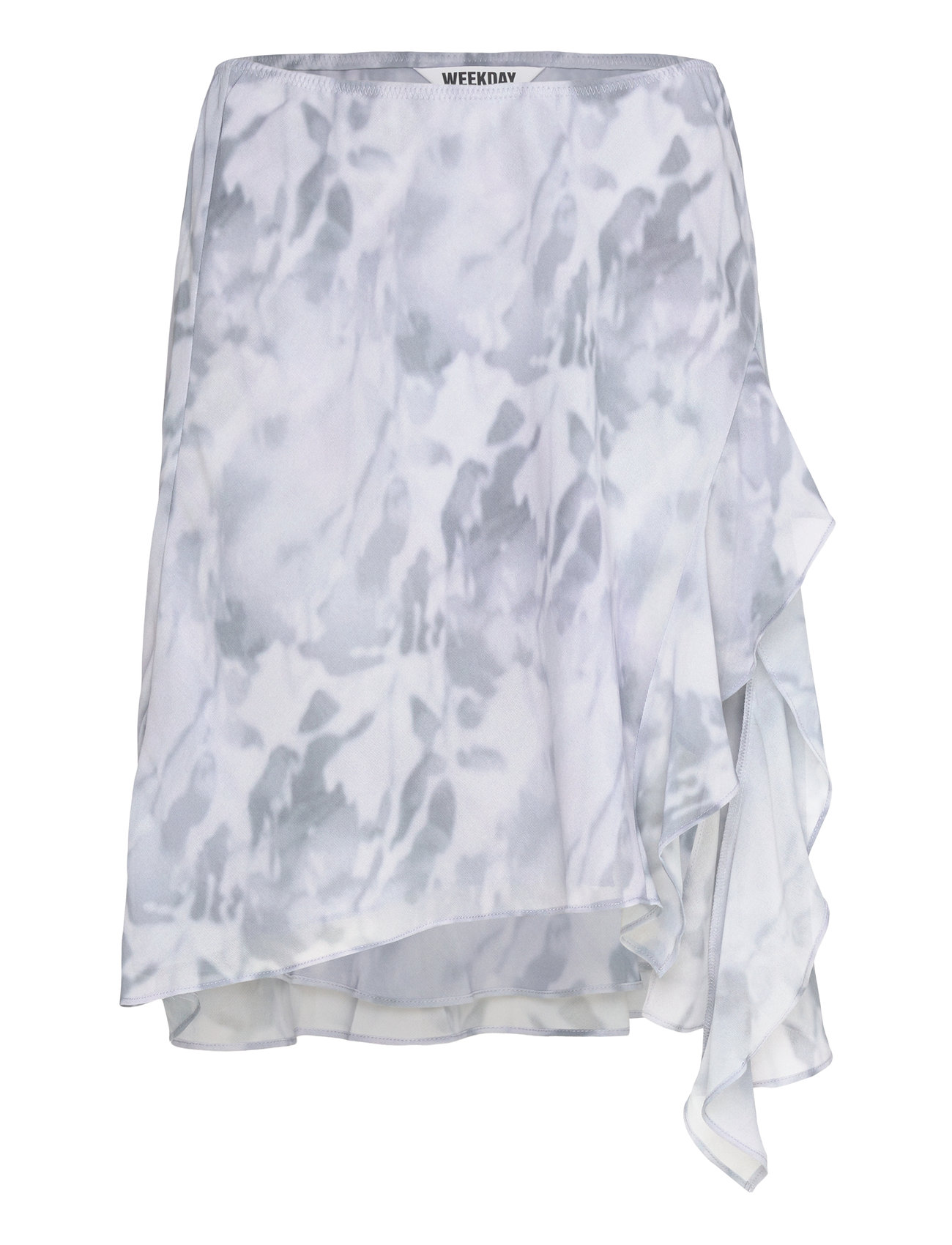 Layered Midi Skirt Skirts Knee-length & Midi Skirts Grey Weekday