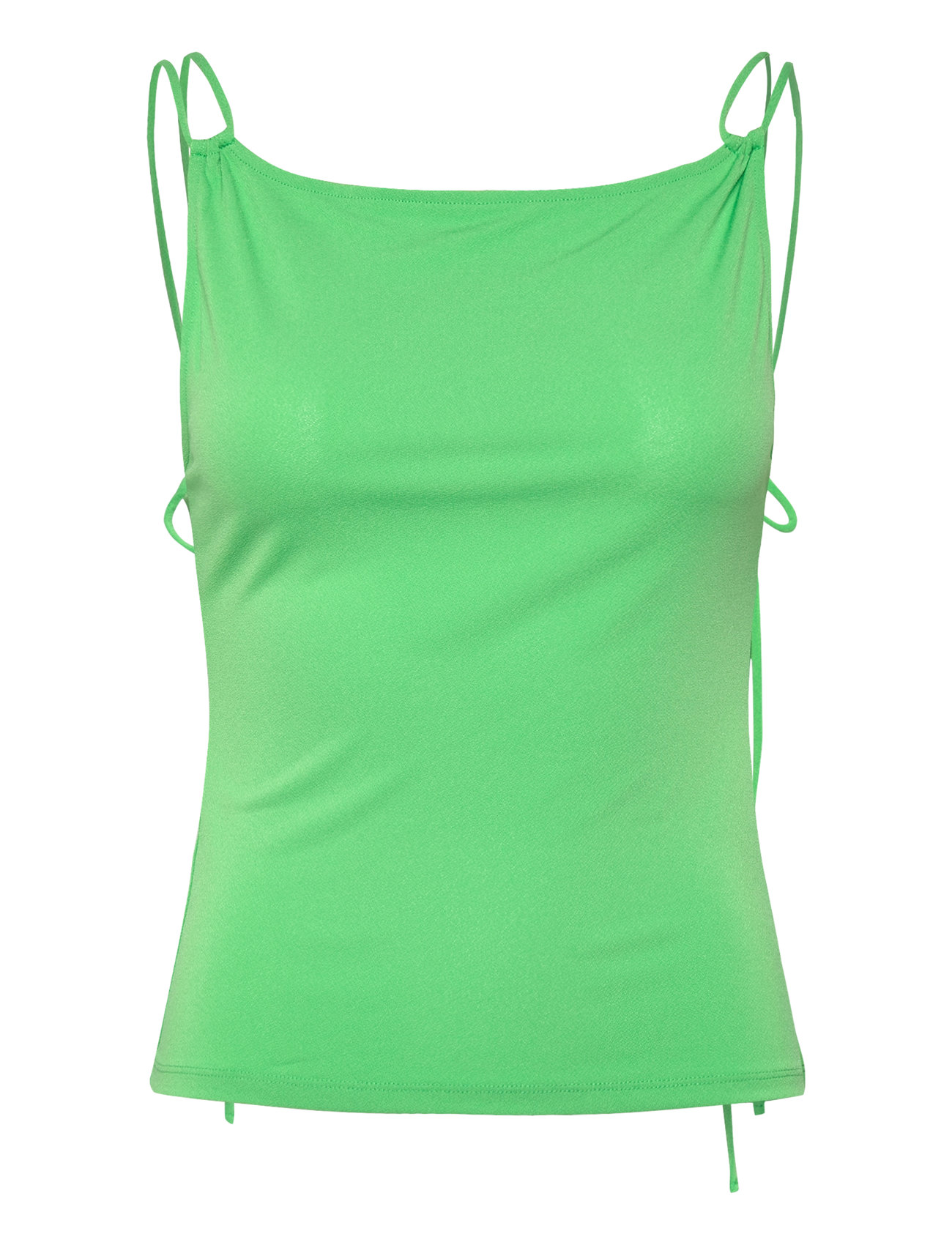 Weekday Strappy Boatneck Top, XS, Green, Toppe > Festtoppe, Dame