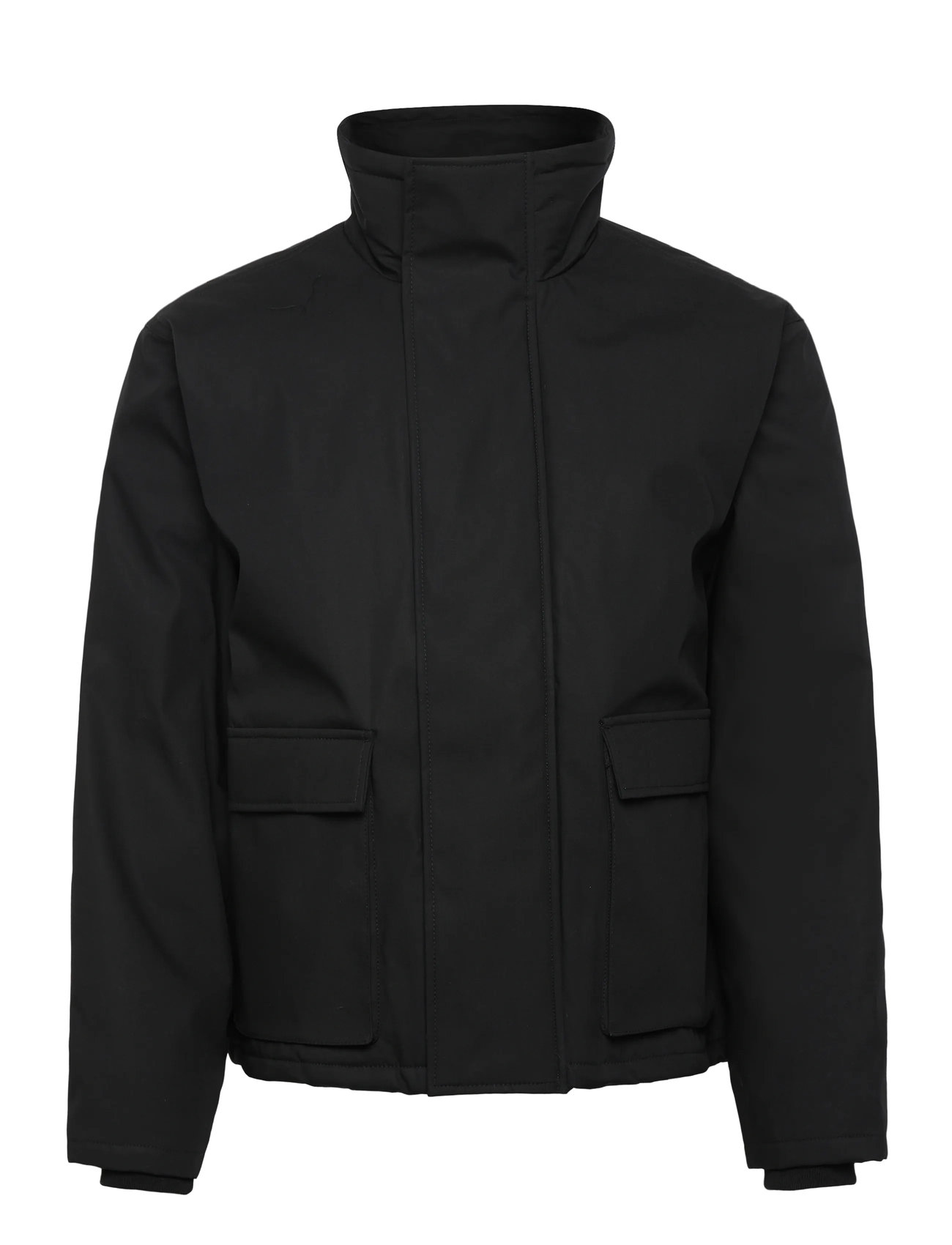 Weekday Relaxed Transition Fall Jacket, L, Black, Jackets > Hybrid Jackets, Herre