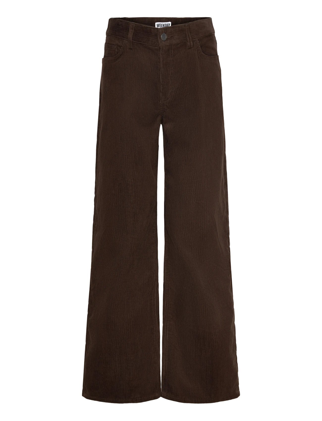Weekday Cord Trousers, 34, Brown, Bukser > Brede Ben, Dame