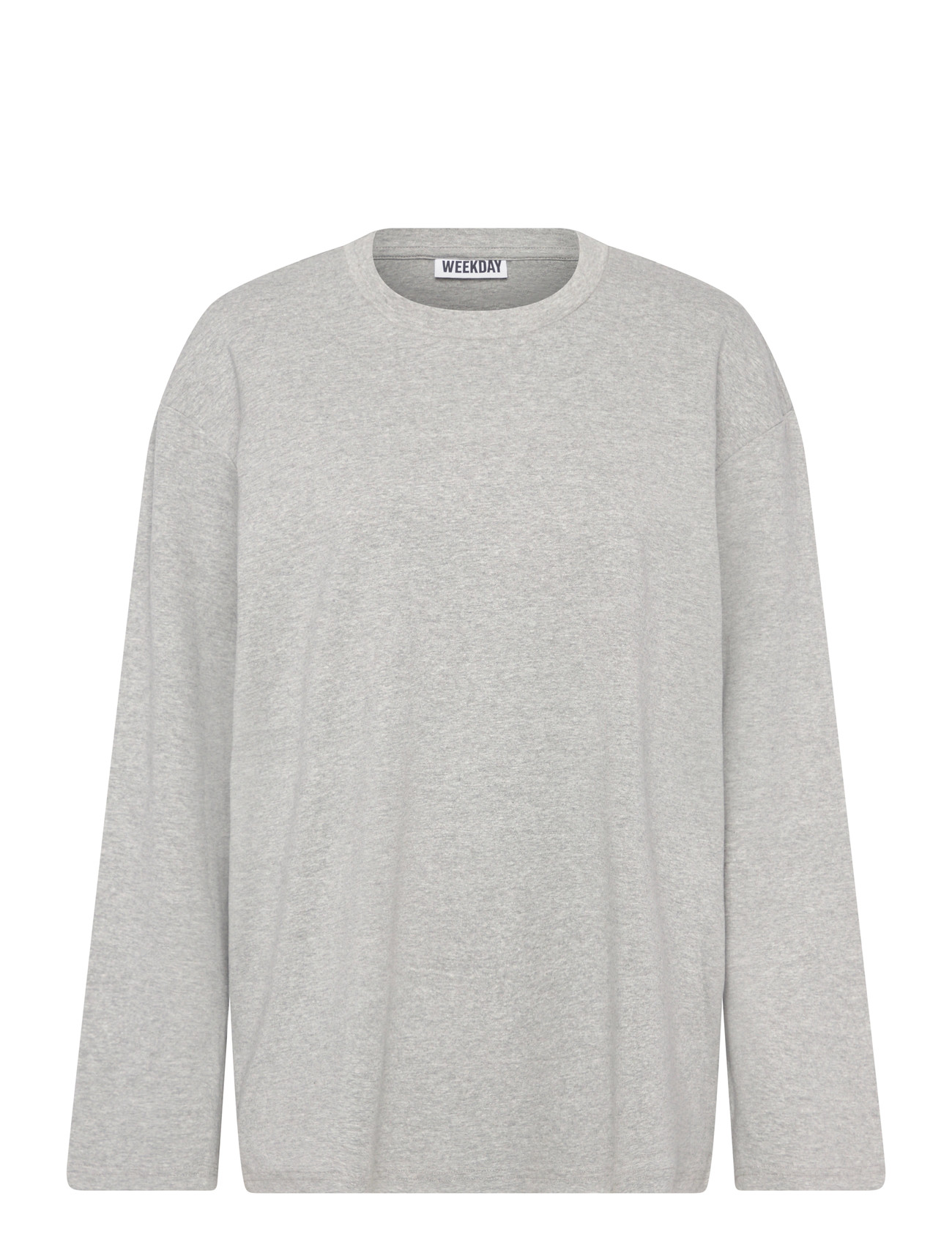 Weekday Relaxed Long Sleeve Top, XL, Grey, Strik > Trøjer, Dame