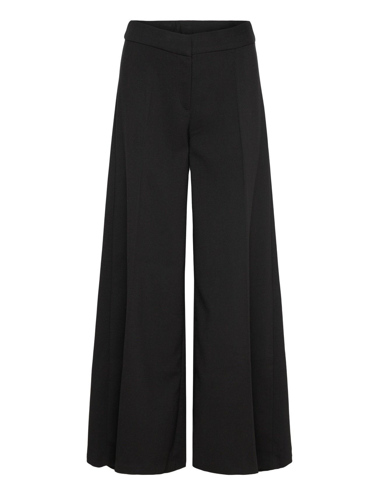 Weekday Low-Rise Flared Suiting Trousers, 42, Black, Bukser > Brede Ben, Dame