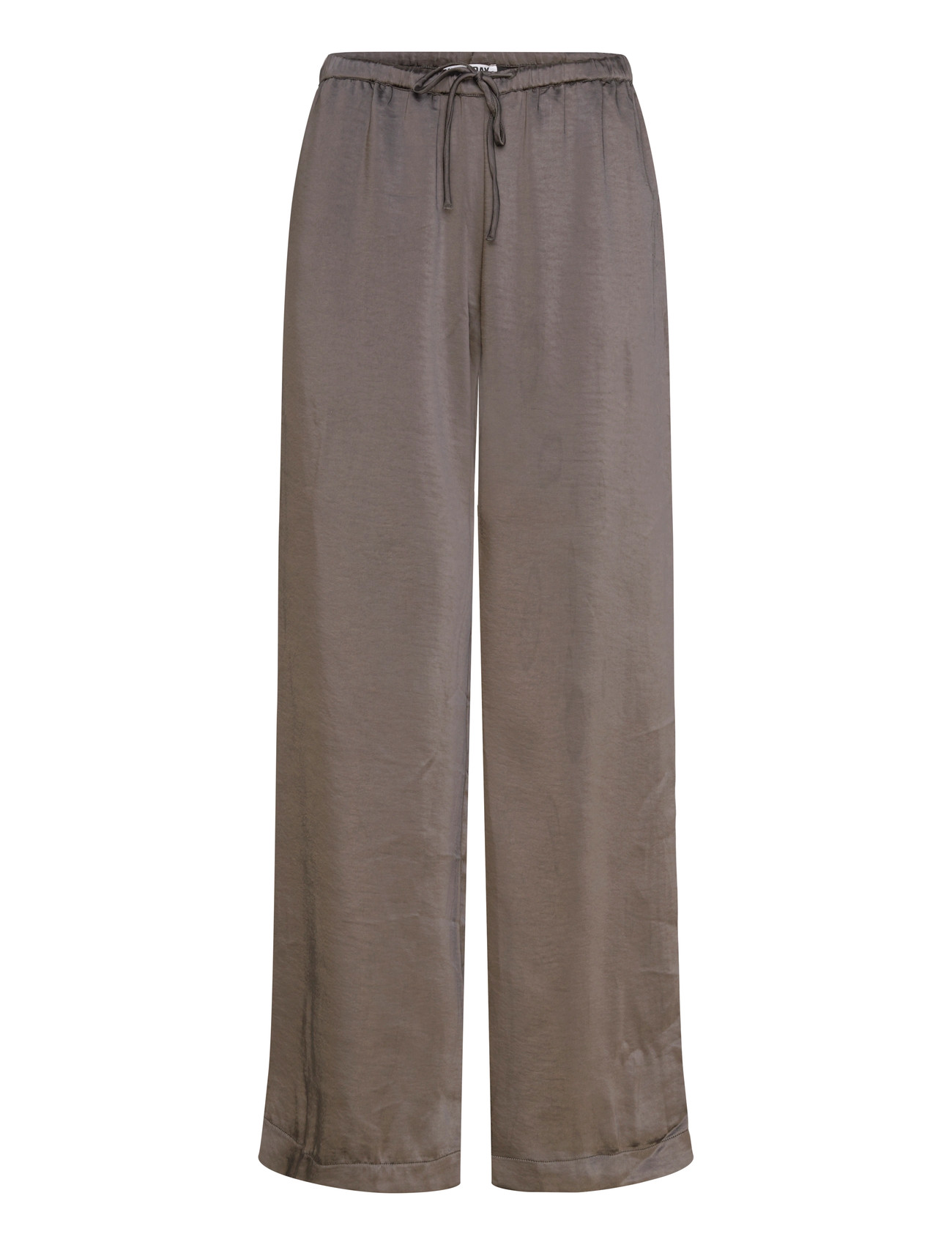 Weekday Washed Satin Pyjama Trousers, XS, Grey, Nat- Og Loungewear > Bukser, Dame
