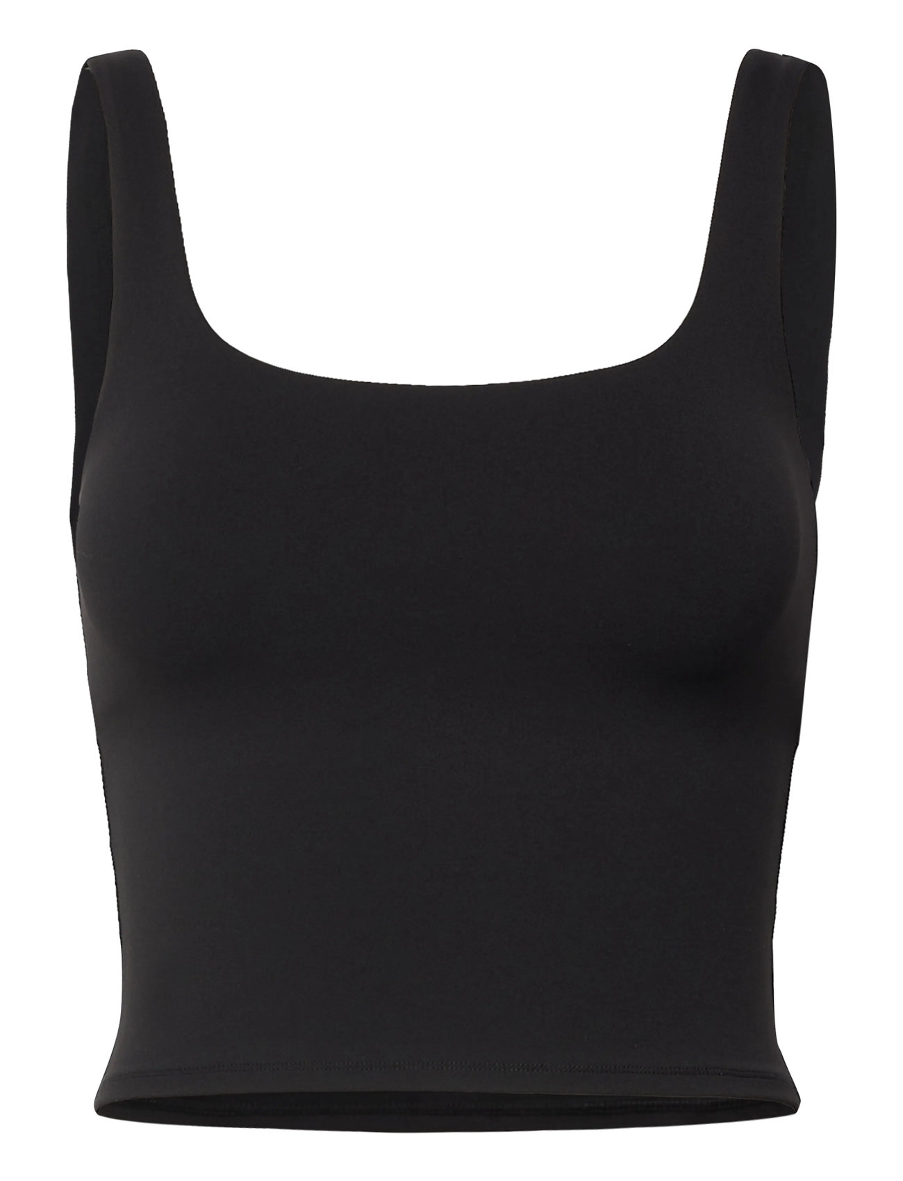 Weekday Cropped Sports Top, XXL, Black, Crop Overdele > Crop Overdele Uden Ærmer, Dame