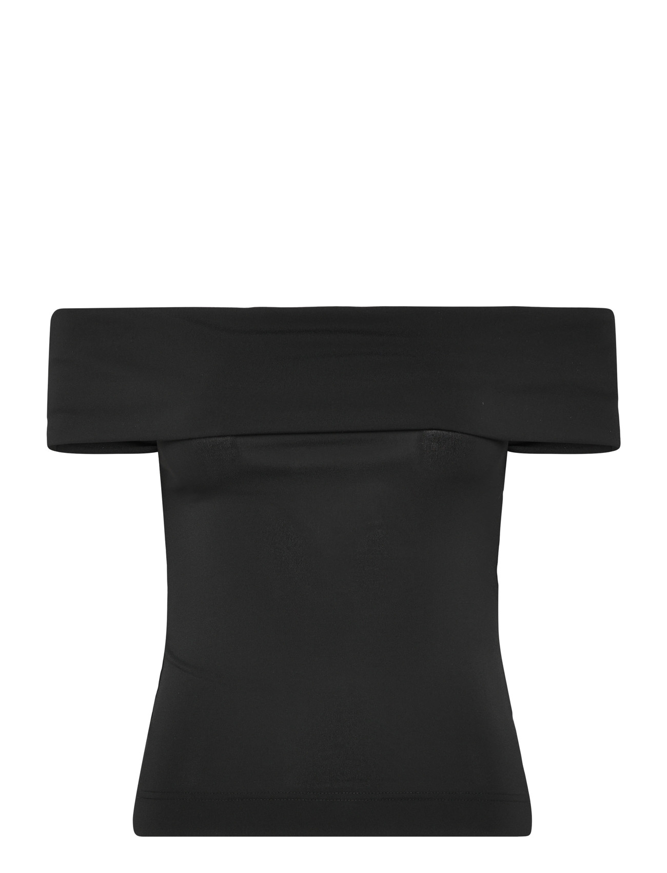 Weekday Off Shoulder Top, L, Black, T-Shirts & Toppe > Uden Ærmer, Dame