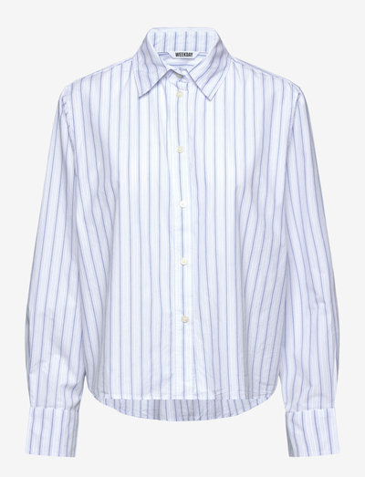 Relaxed Cropped Long-Sleeved Cotton Shirt
