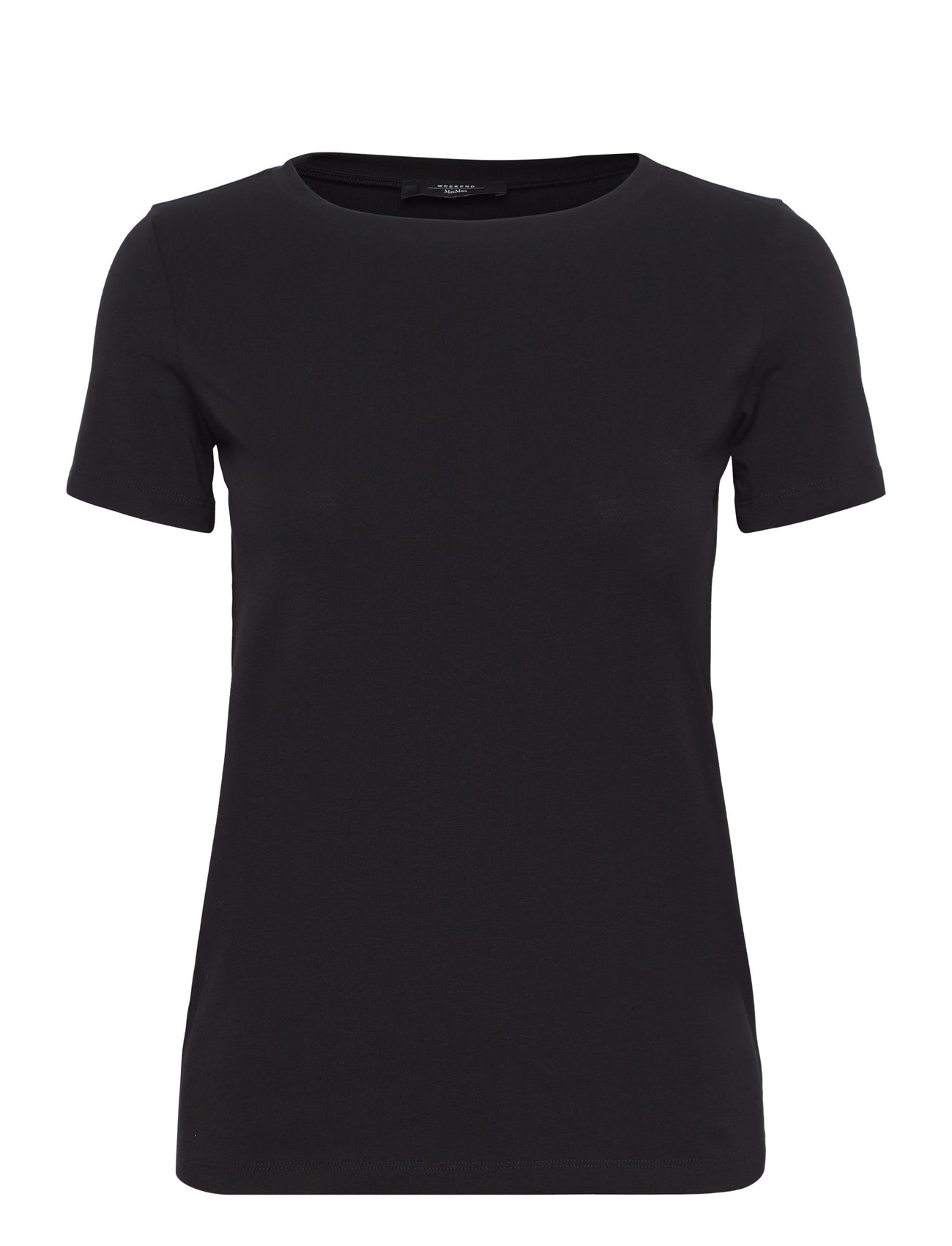 Multib Tops T-shirts & Tops Short-sleeved Black Weekend Max Mara