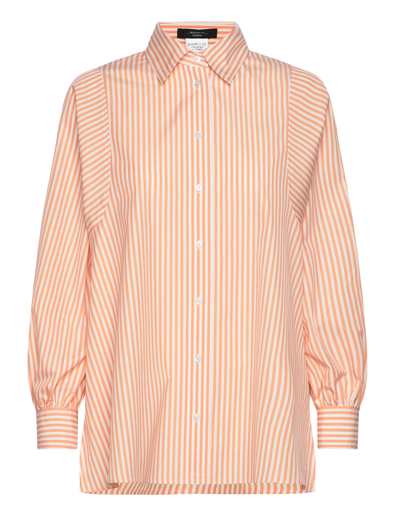 Fufy Designers Shirts Long-sleeved Orange Weekend Max Mara
