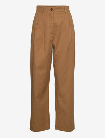 ATLANTA - bukser med brede ben - caramel