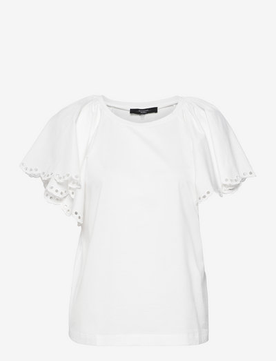 OSSOLA - blouses met korte mouwen - white