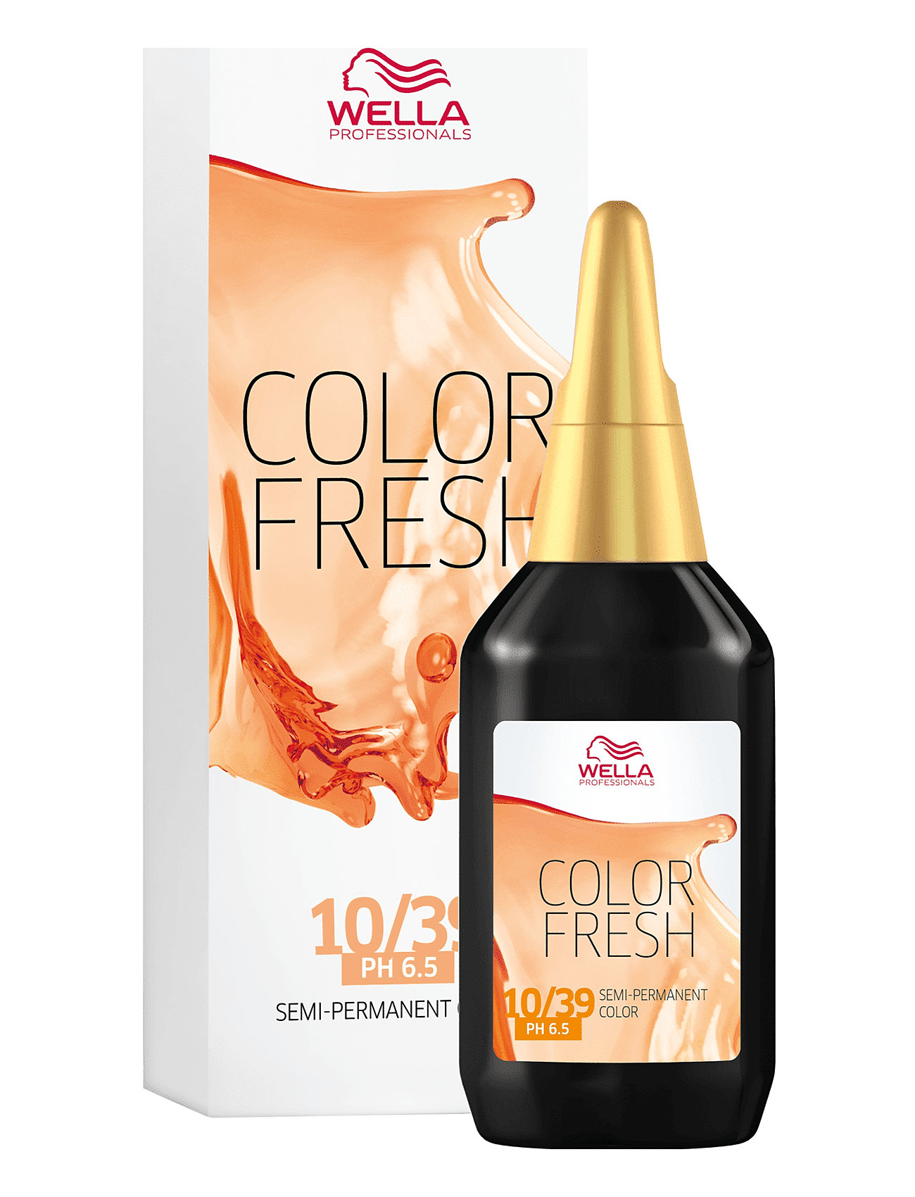 Wella Professionals Color Fresh 10/39 Lightest Gold Cendre Blonde 75 Ml Beauty Women Hair Care Color Treatments Nude Wella Professionals