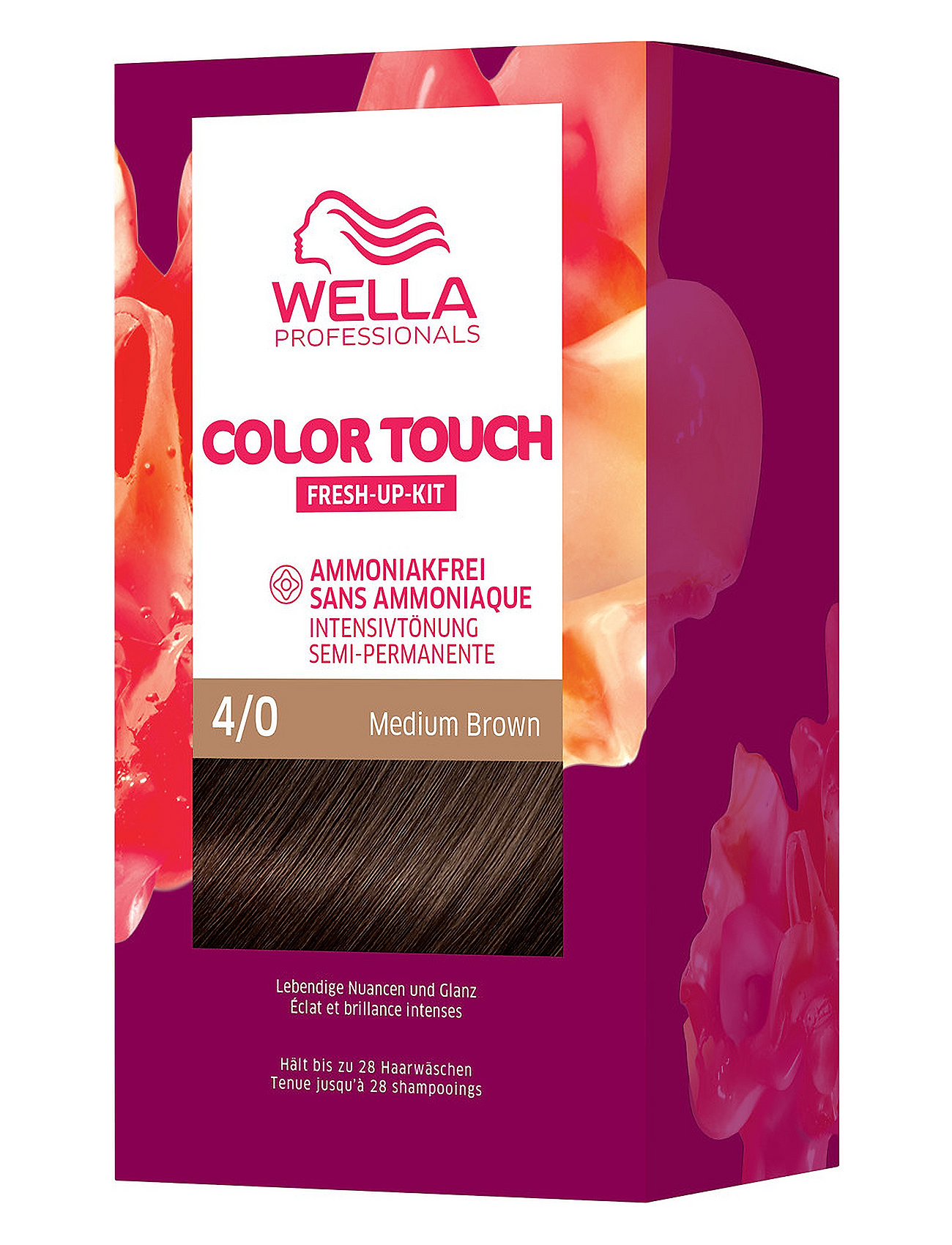 Wella Professionals Wella Professionals Color Touch Pure Naturals Medium Brown 4/0 130 Ml Multi/patterned