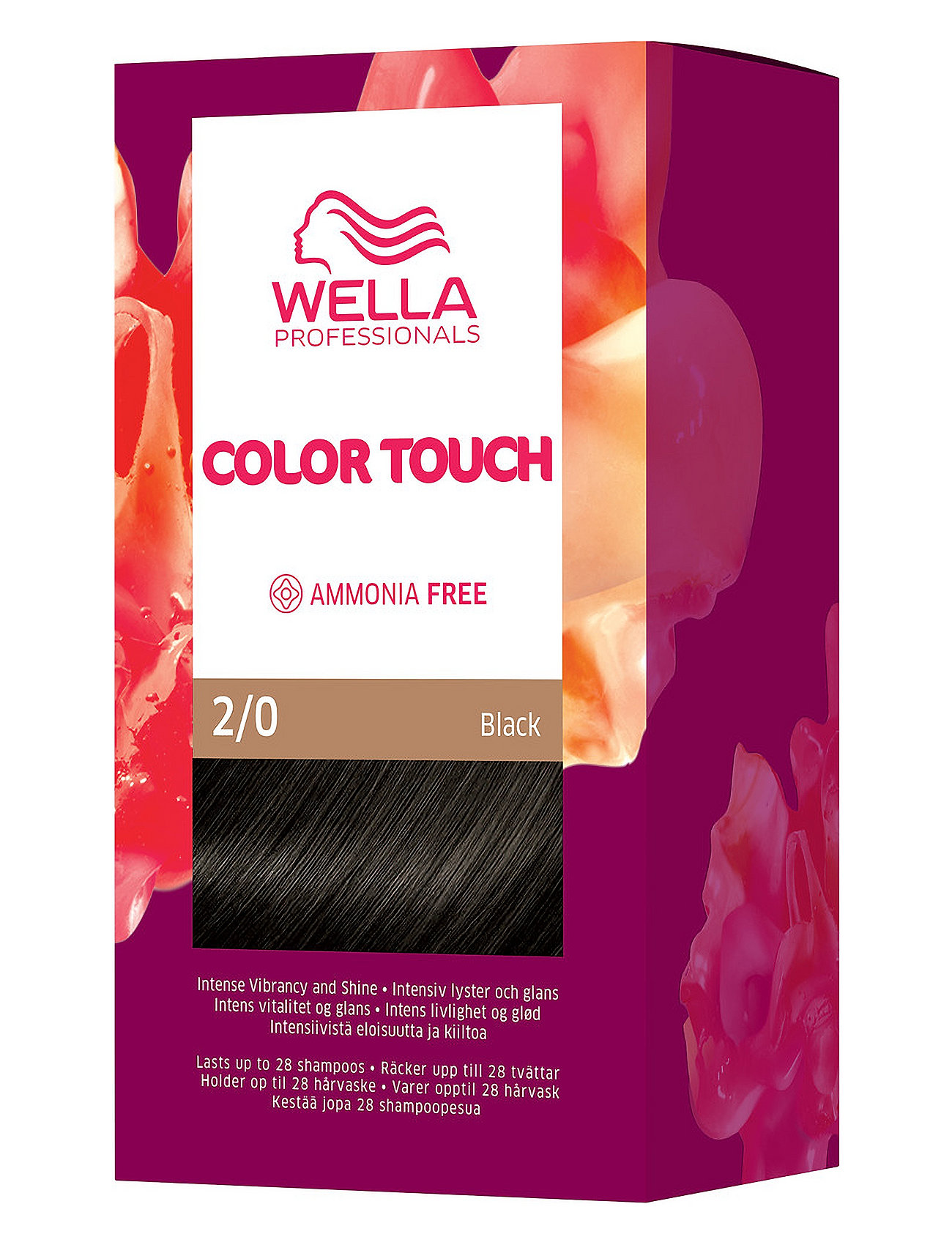 Wella Professionals Wella Professionals Color Touch Pure Naturals Black 2/0 130 Ml Svart