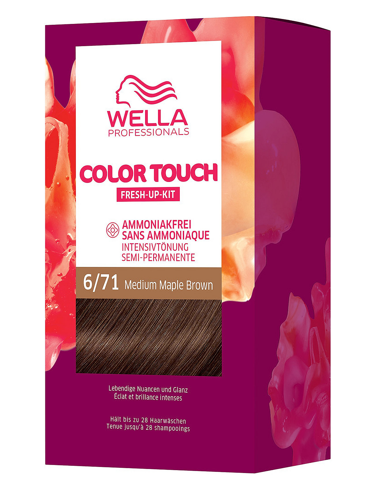 Wella Professionals Color Touch Deep Brown Medium Maple Brown 6/71 130 Ml Beauty Women Hair Care Color Treatments Brown Wella Professionals