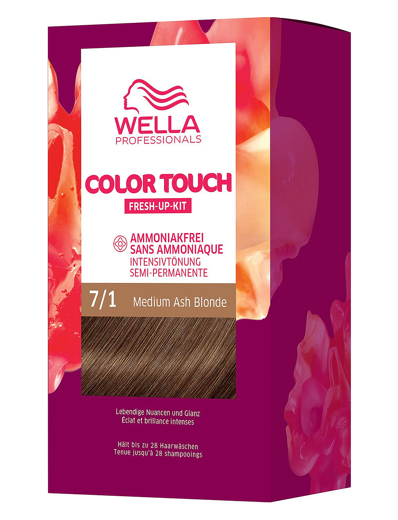 Wella Professionals Color Touch Rich Natural Medium Ash Blonde 7/1 130 Ml Beauty Women Hair Care Color Treatments Beige Wella Professionals