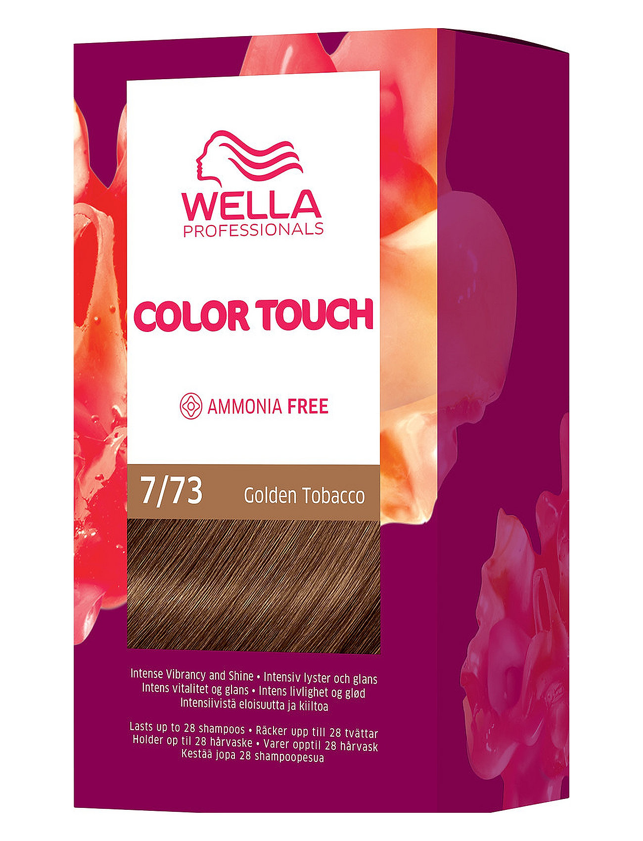 Wella Professionals Color Touch Deep Brown Golden Tobacco 7/73 130 Ml Beauty Women Hair Care Color Treatments Nude Wella Professionals