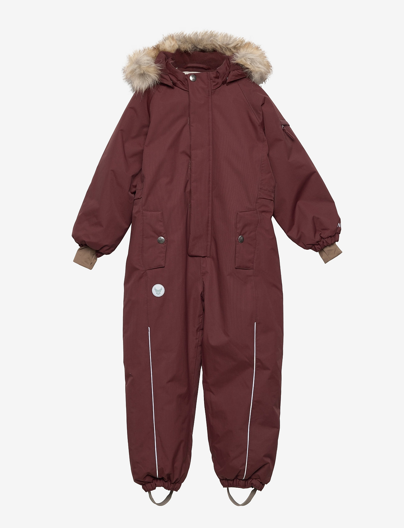 Wheat - Snowsuit Moe Tech - darba apģērbs - maroon - 0