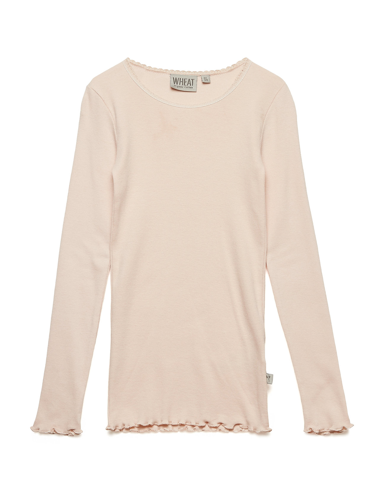 WHEAT Rib T-Shirt L/S Reese Pink - 110 - Kinder