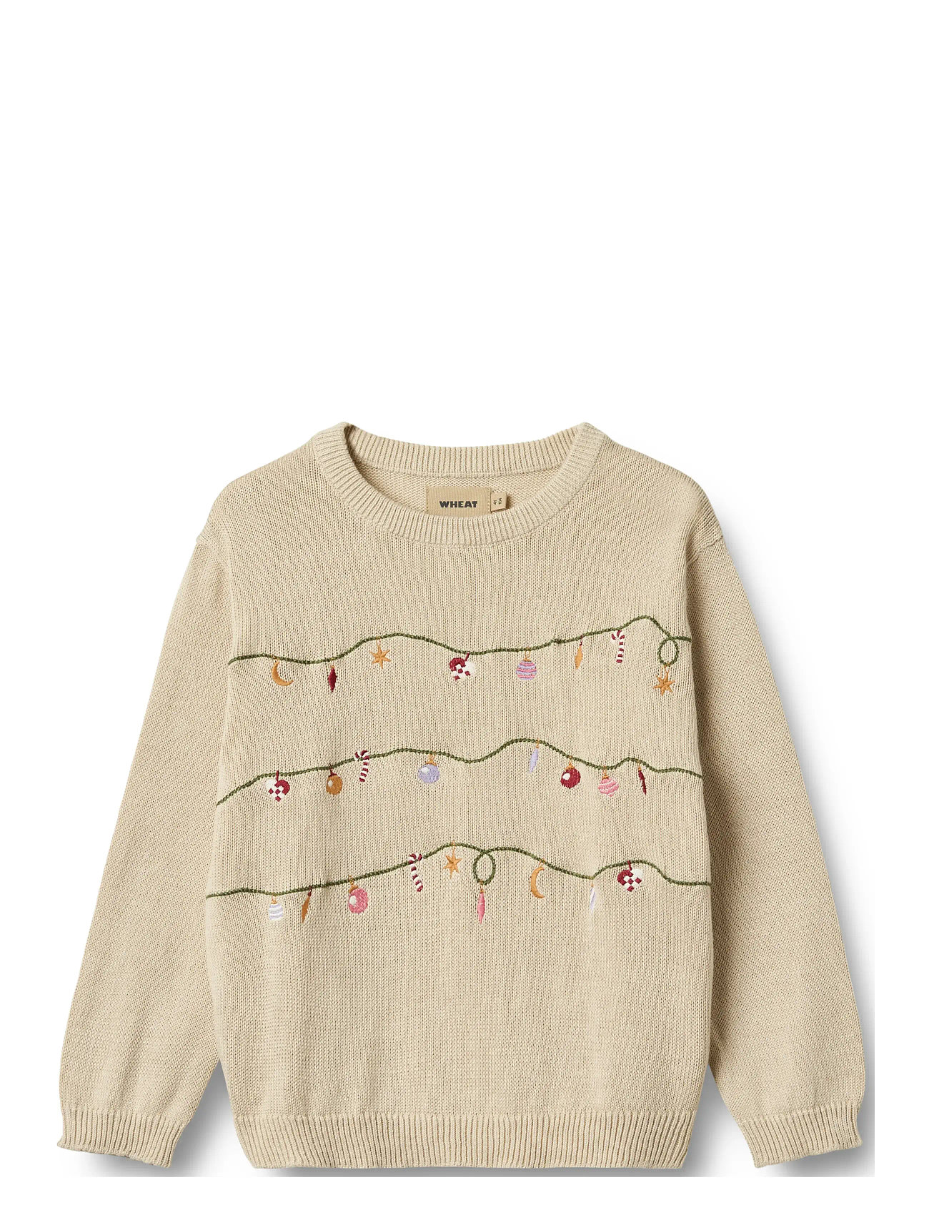 WHEAT Knit Pullover Embr. Lisa Beige - 104 - Kinder
