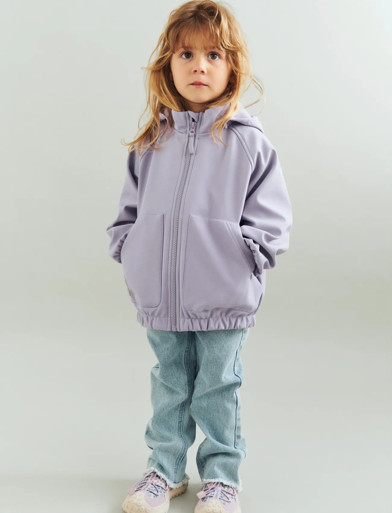 Wheat Trousers Liane, 98, Purple, Jeans > Almindelige Jeans, Børn