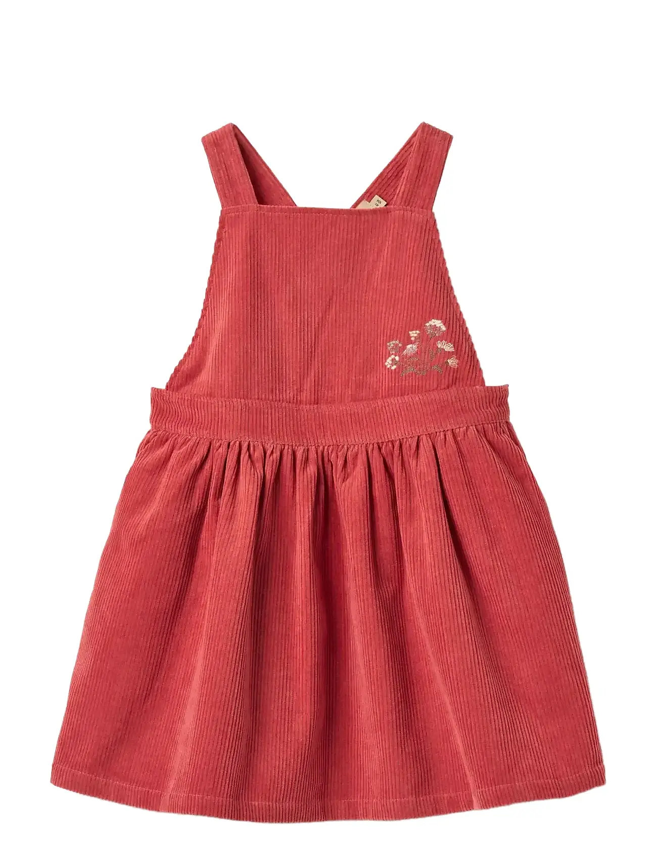 WHEAT Pinafore Agnes Rot - 122 - Kinder