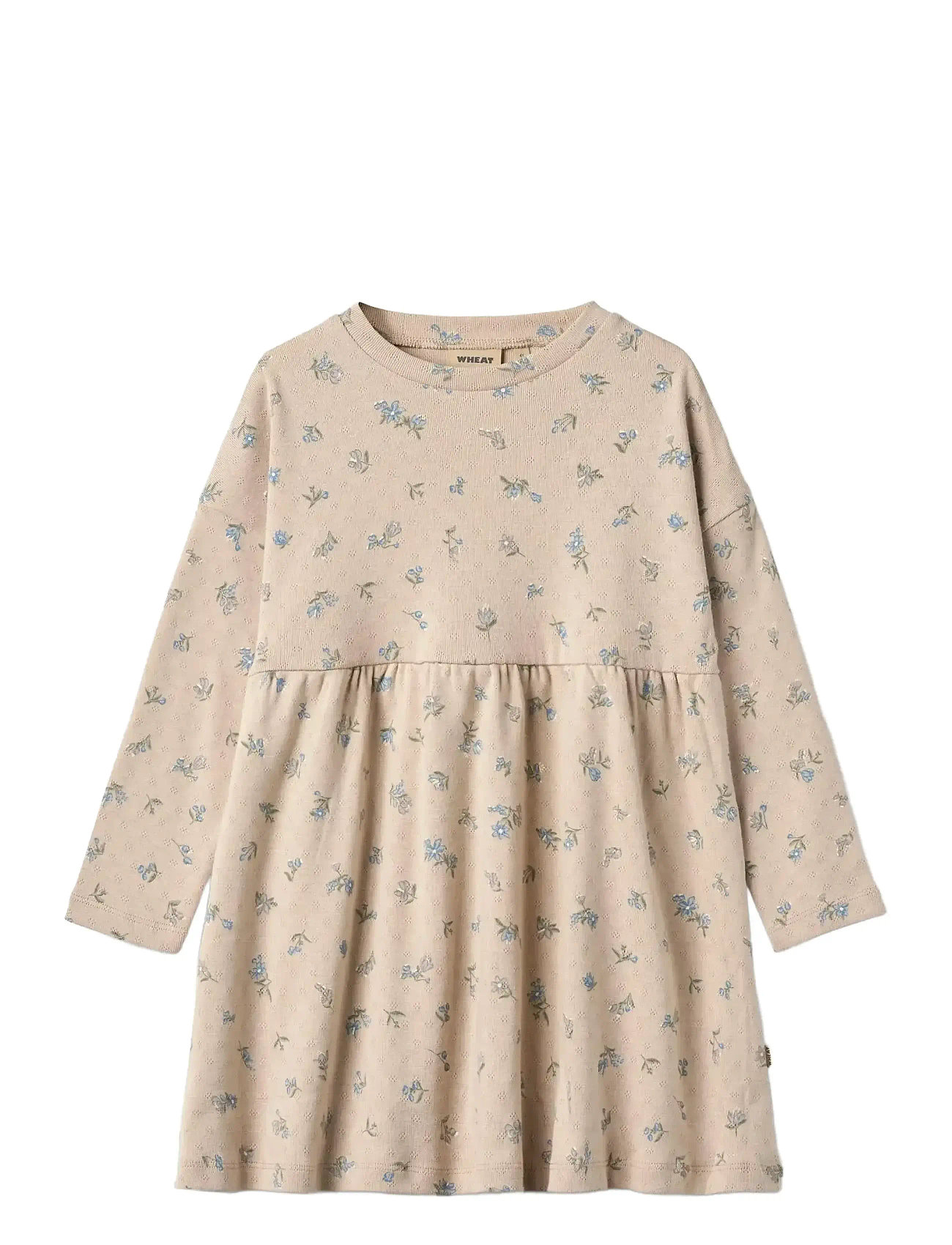 WHEAT Jersey Kleid L/S Emmy Beige - 116 - Kinder