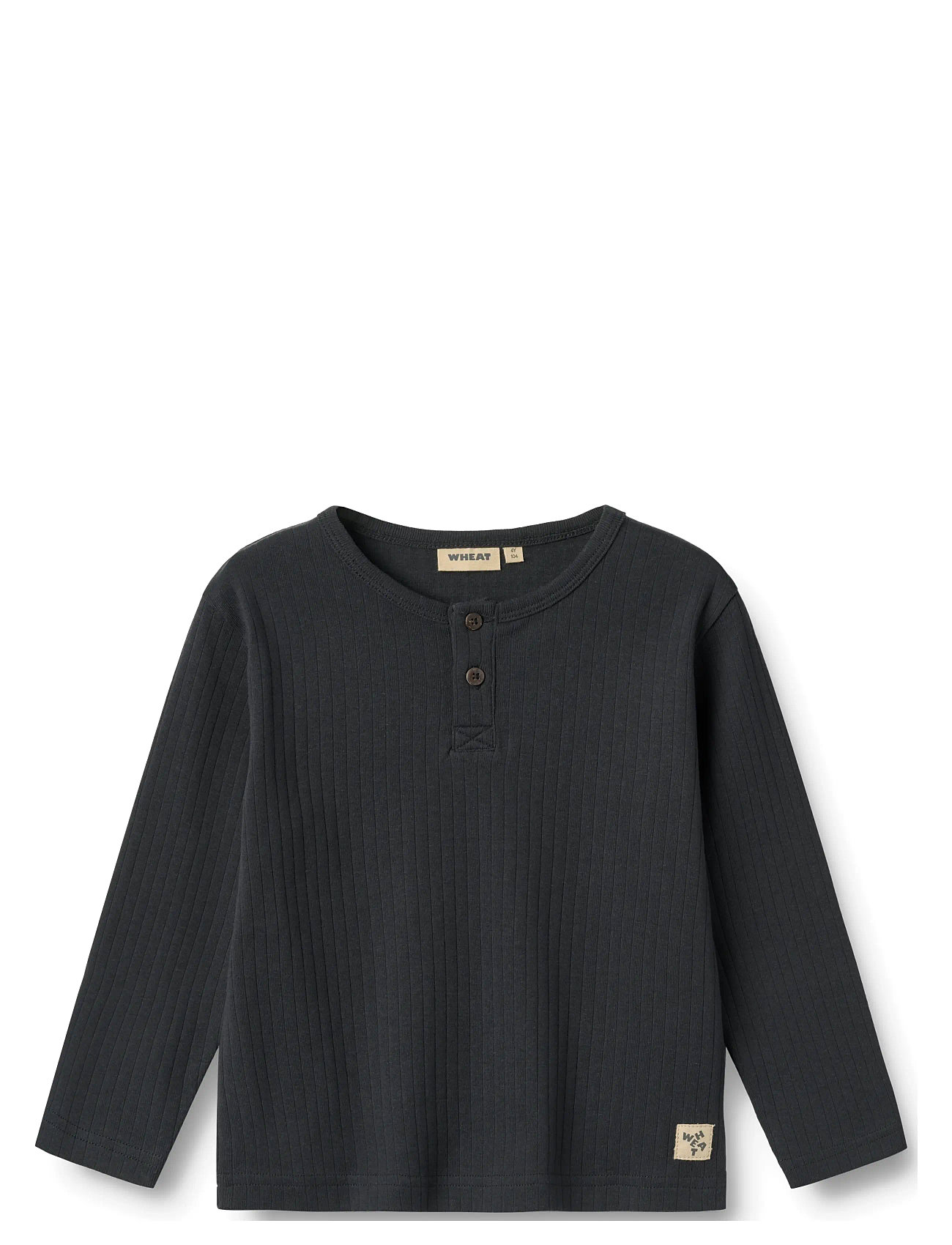 WHEAT T-Shirt L/S Morris Grau - 104 - Kinder