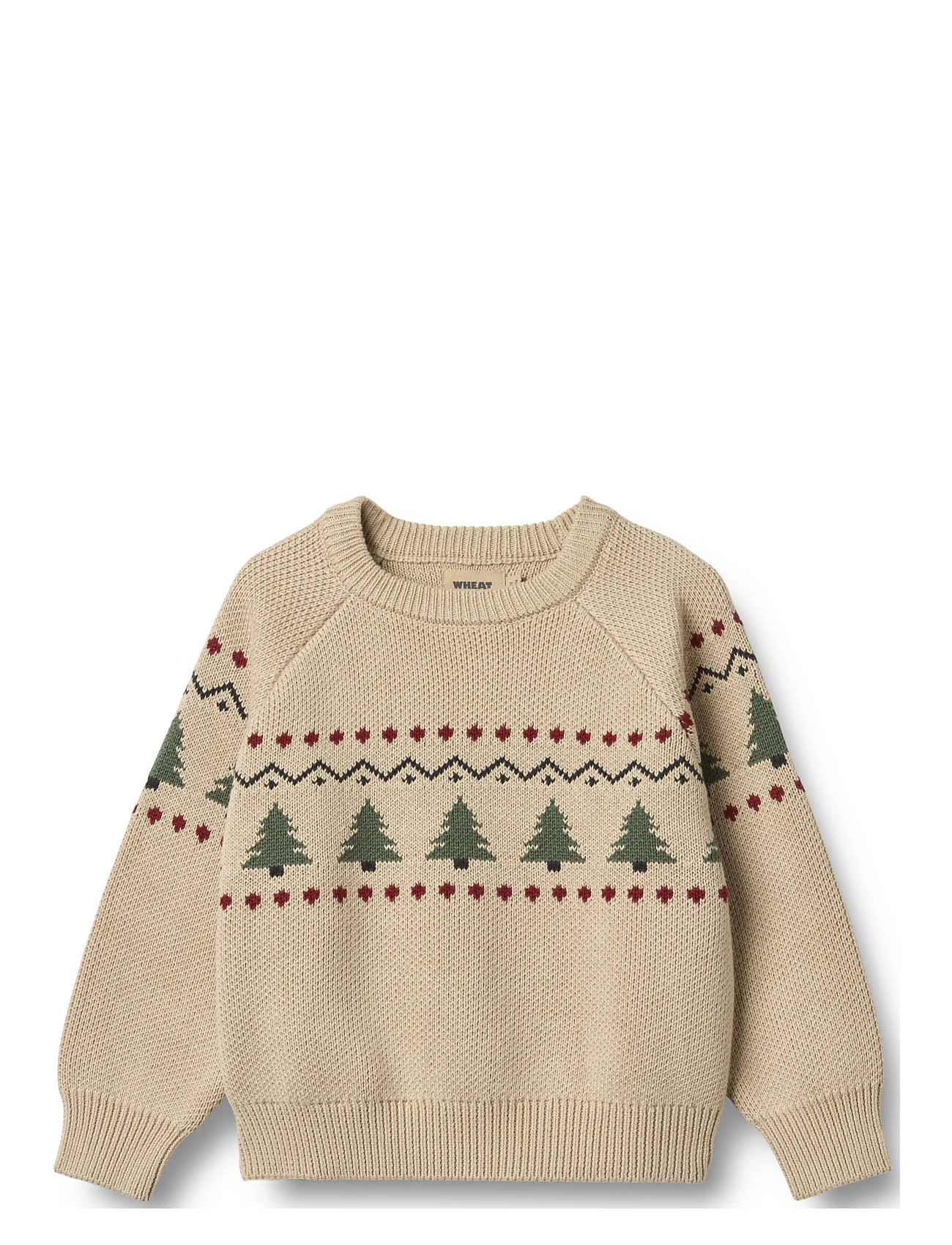 WHEAT Jacquard Pullover Balou Beige - 152 - Kinder