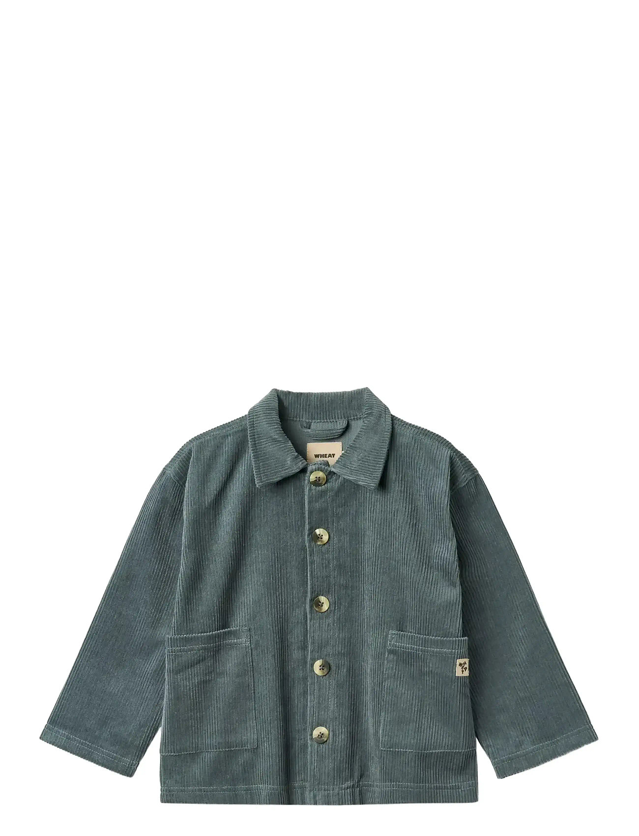 WHEAT Overshirt Sage Blau - 152 - Kinder