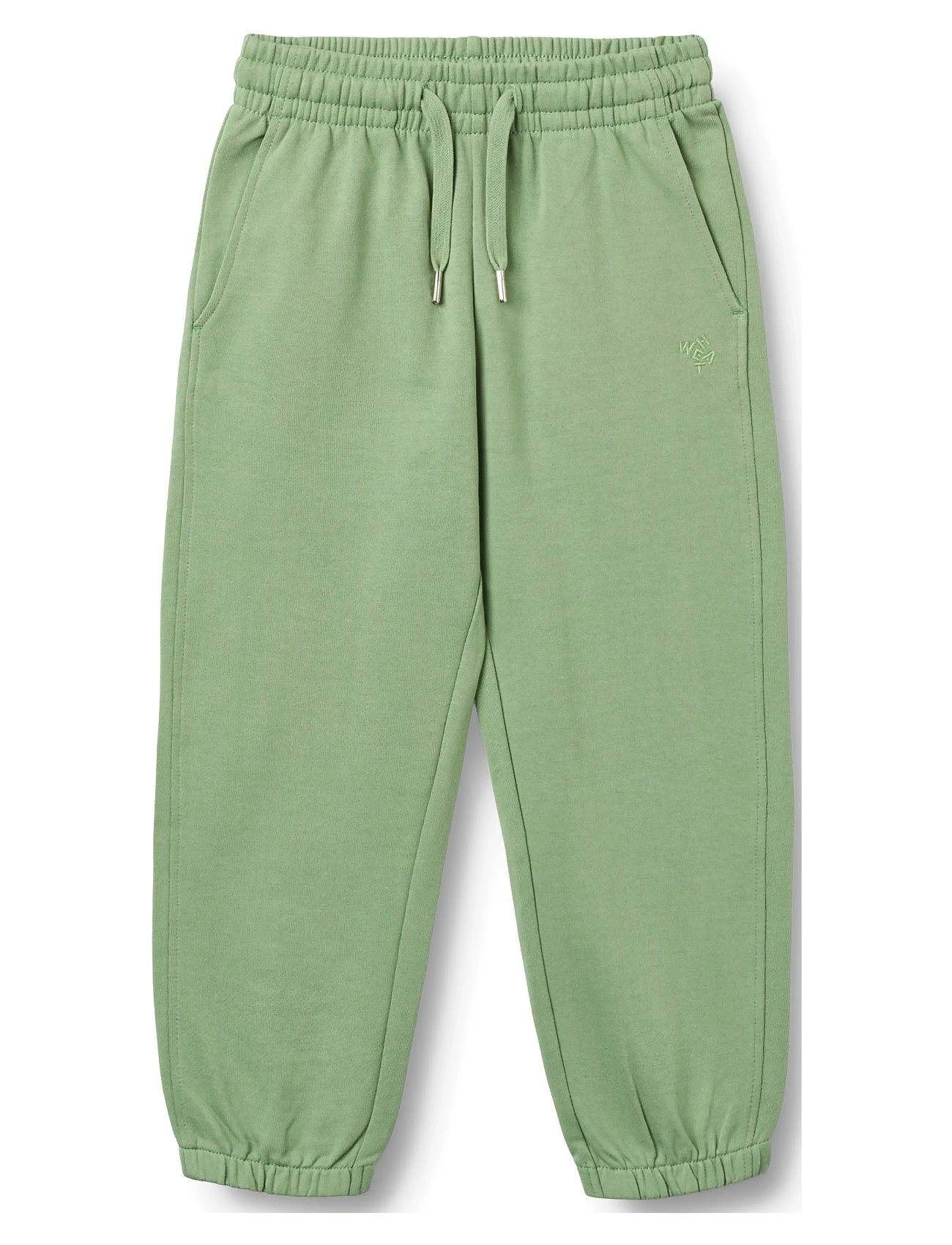 Wheat Sweatpants Cruz, 110, Green, Underdele > Joggingbukser, Børn