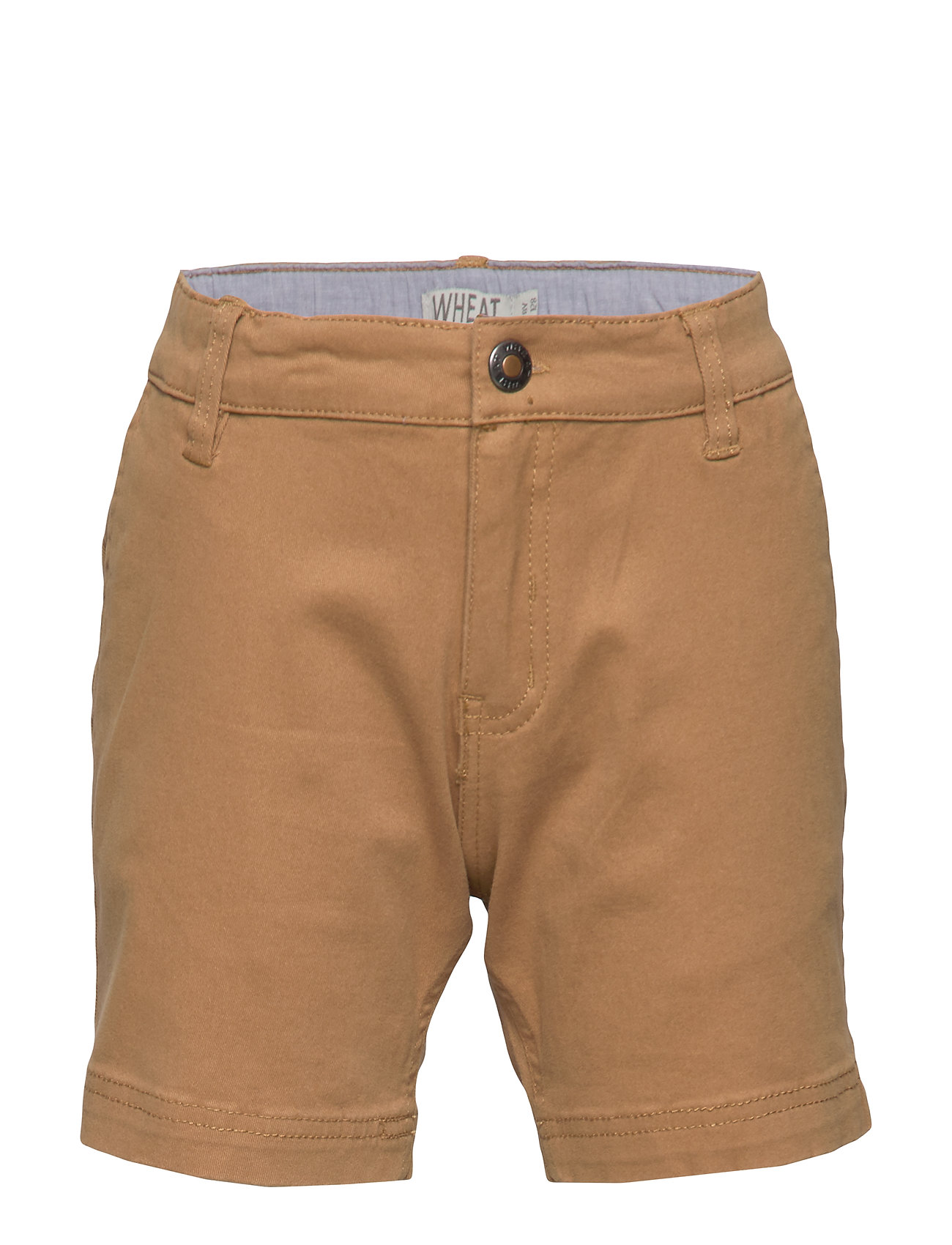 camel chino shorts