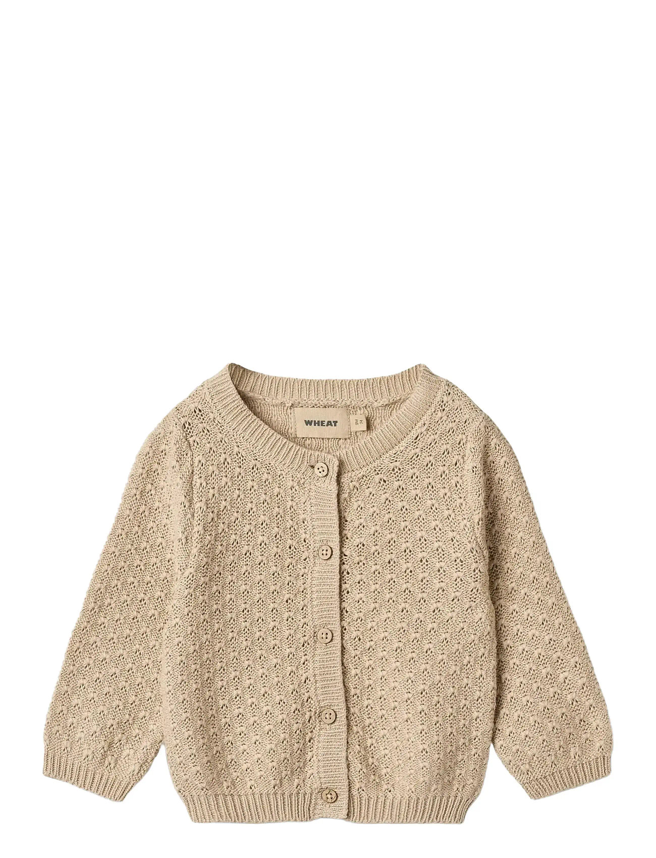 WHEAT Knit Cardigan Magnella Cream - 92 - Kinder