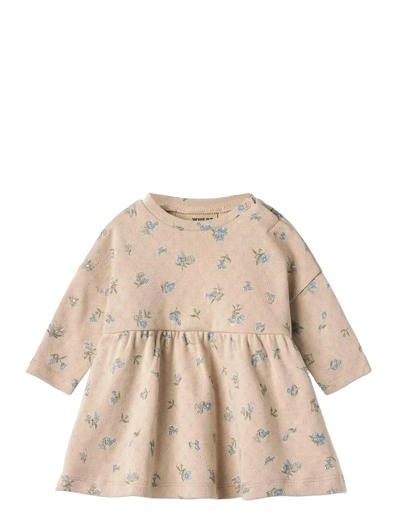 WHEAT Jersey Kleid L/S Emmy Beige - 92 - Kinder