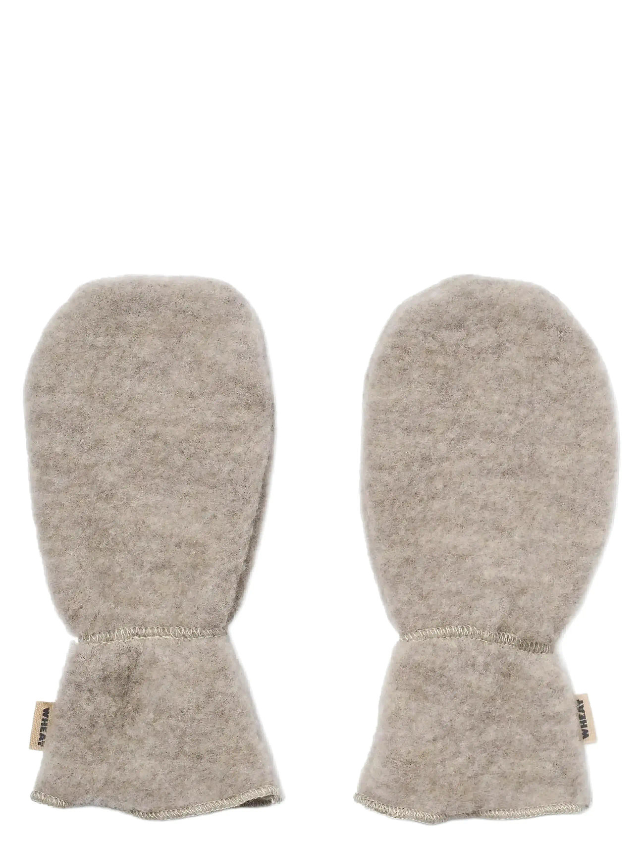 Wheat Wool Fleece Miitens Jay, One Size, Grey, Handsker Og Vanter > Vanter, Børn