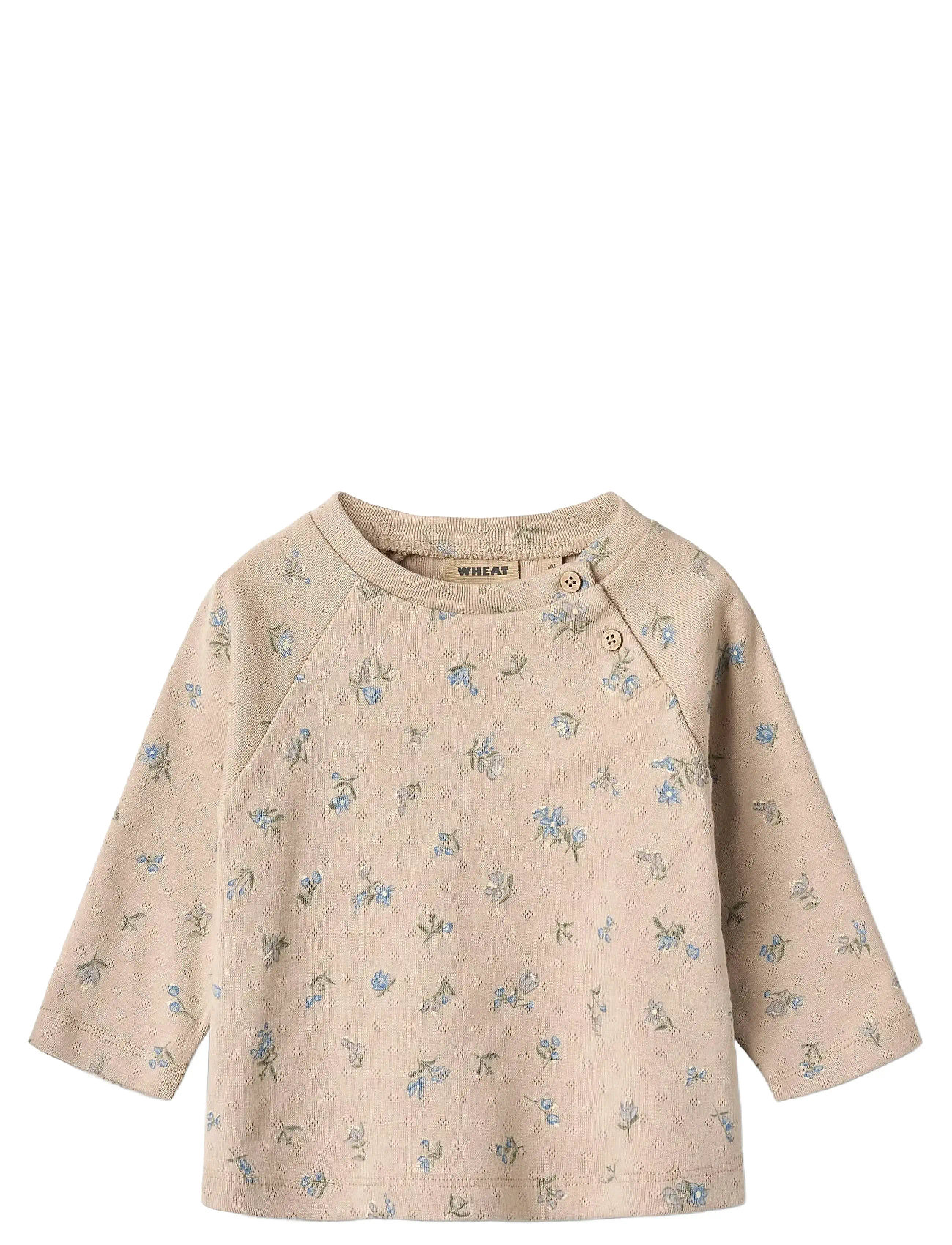 WHEAT T-Shirt L/S Darrin Beige - 80 - Kinder