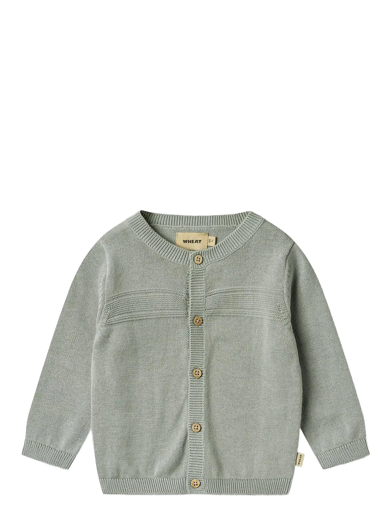 WHEAT Knit Cardigan Sofus Blau - 74 - Kinder
