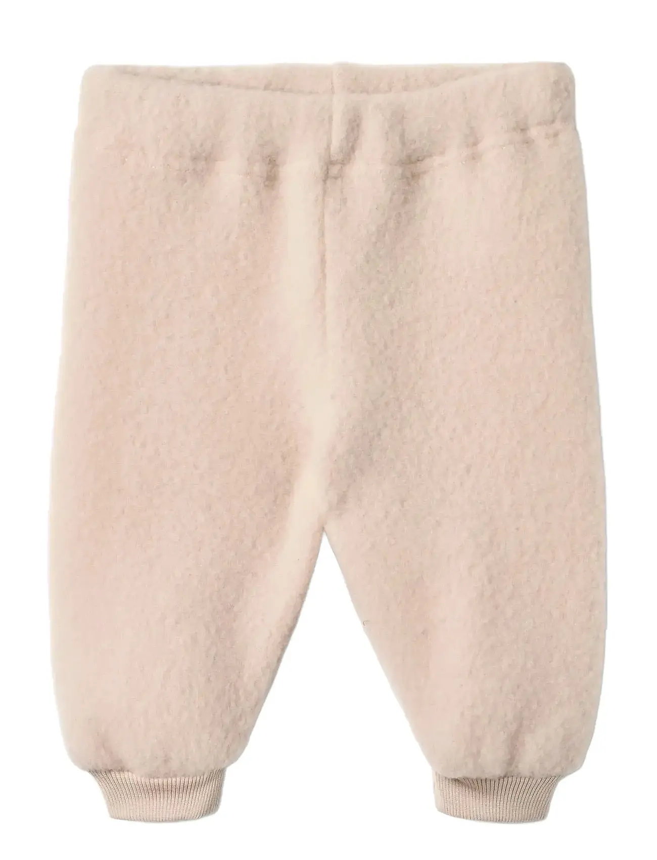 Wheat Wool Fleece Trousers Kinnie, 80, Pink, Overtøj I Fleece > Bukser I Fleece, Børn