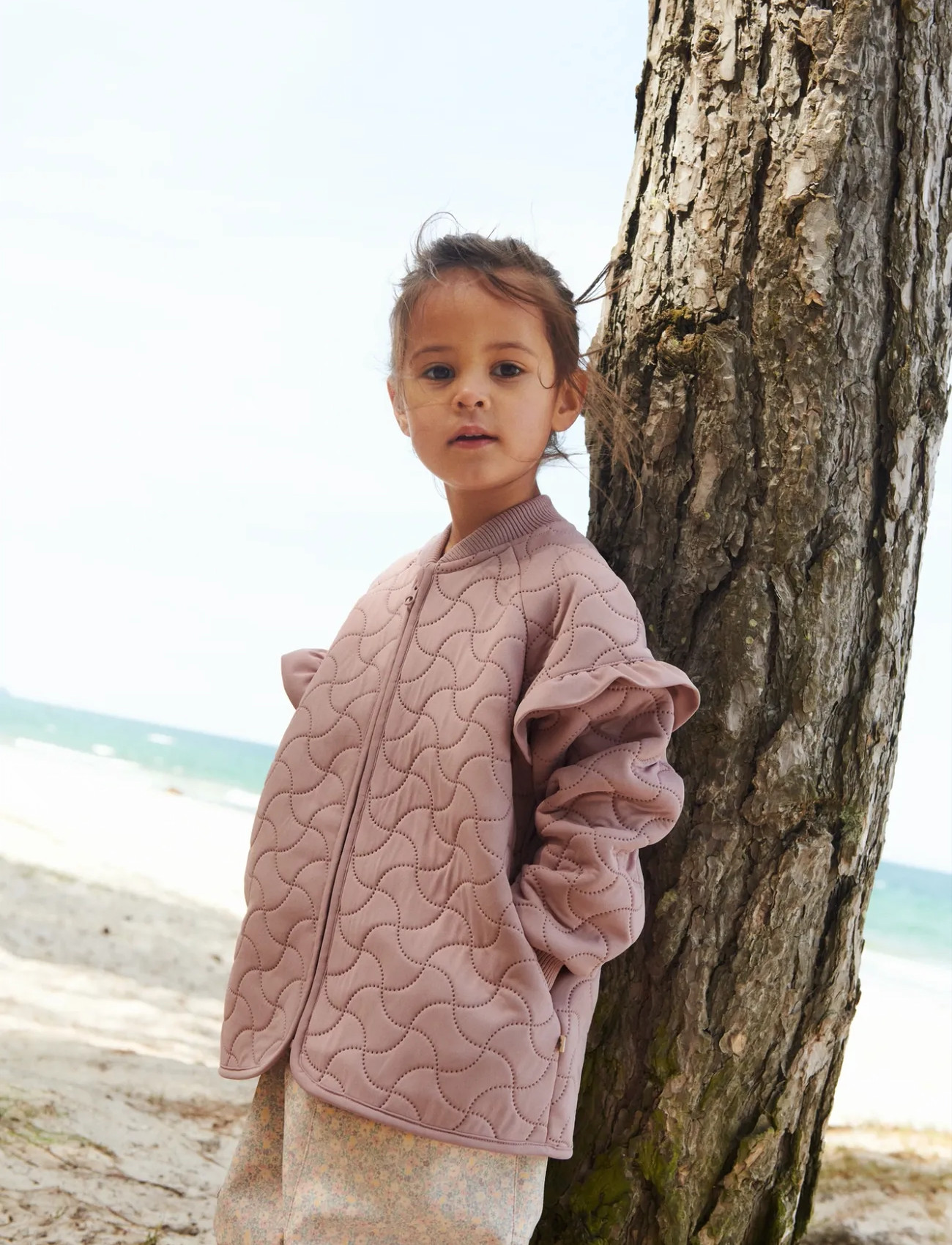 Wheat Thermo Jacket Stjerna, 110, Pink, Termo-Yttertøj > Termo-Jakker, Børn