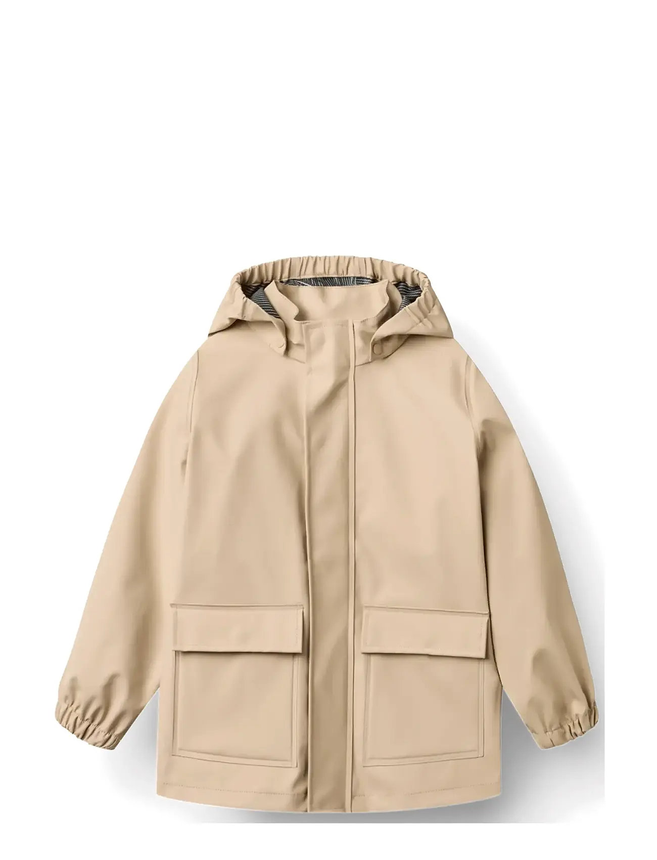 Wheat Rainwear Ollo Jacket, 140, Beige, Regntøj > Jakker, Børn
