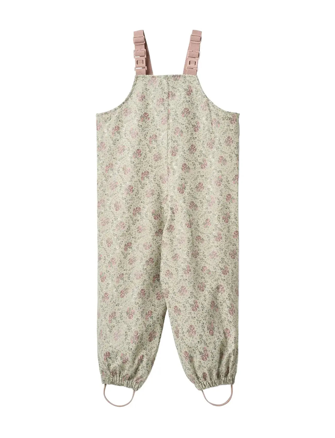 Wheat Rainwear Charlo Overalls, 110, Green, Regntøj > Underdele, Børn