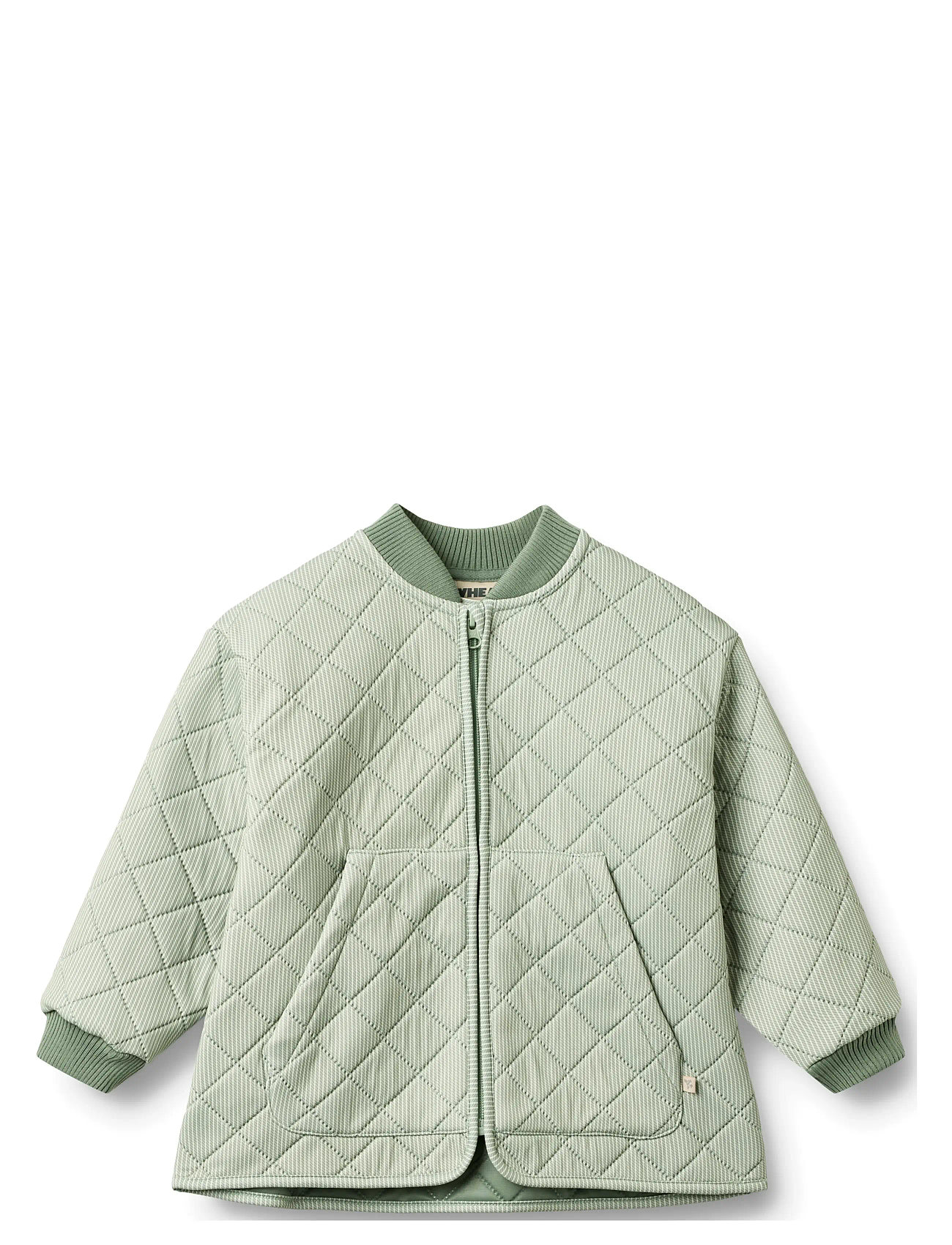 Wheat Thermo Jacket Vando, 110, Green, Termo-Yttertøj > Termo-Jakker, Børn