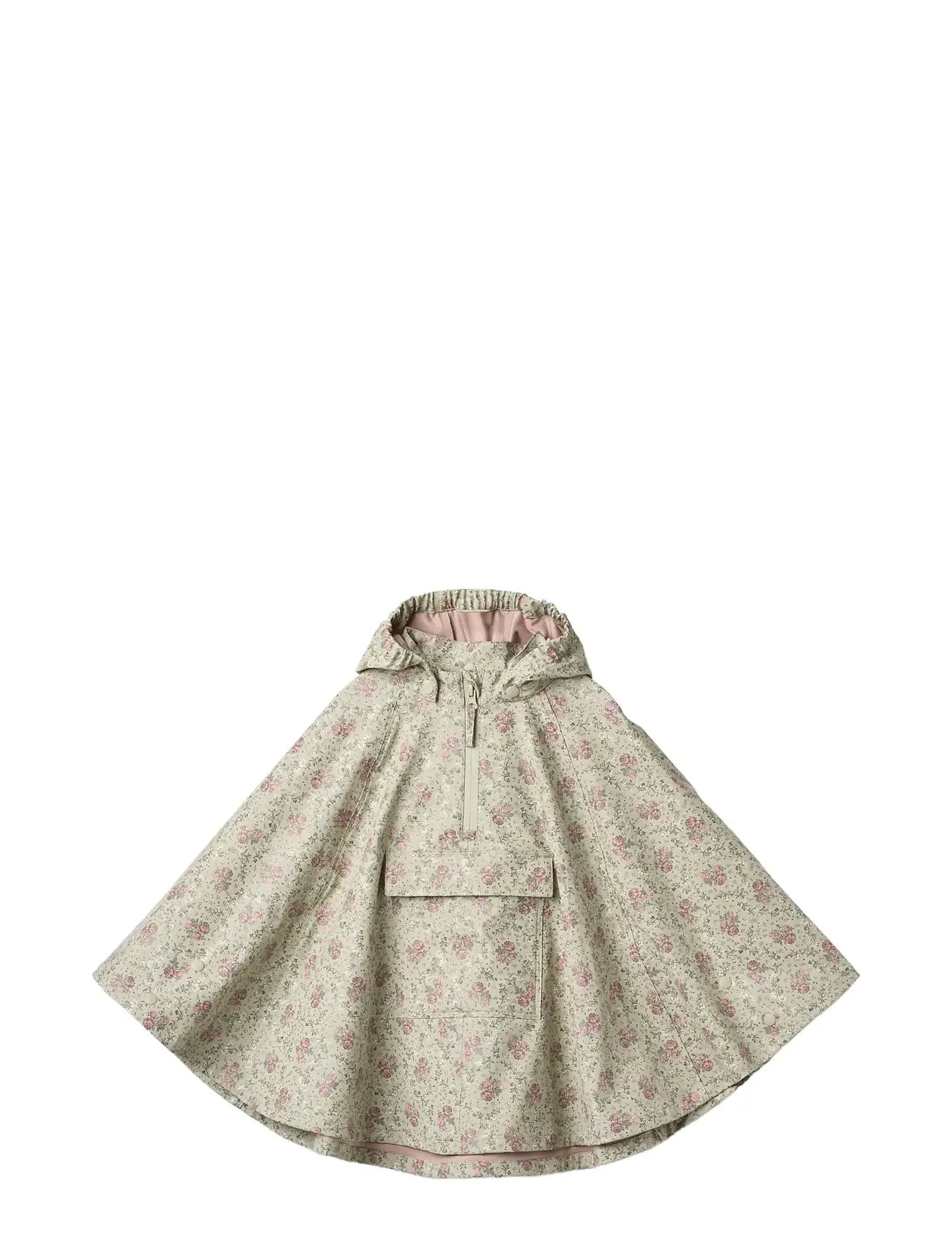 Wheat Raincape Drops, 4-6Y, Green, Regntøj > Jakker, Børn