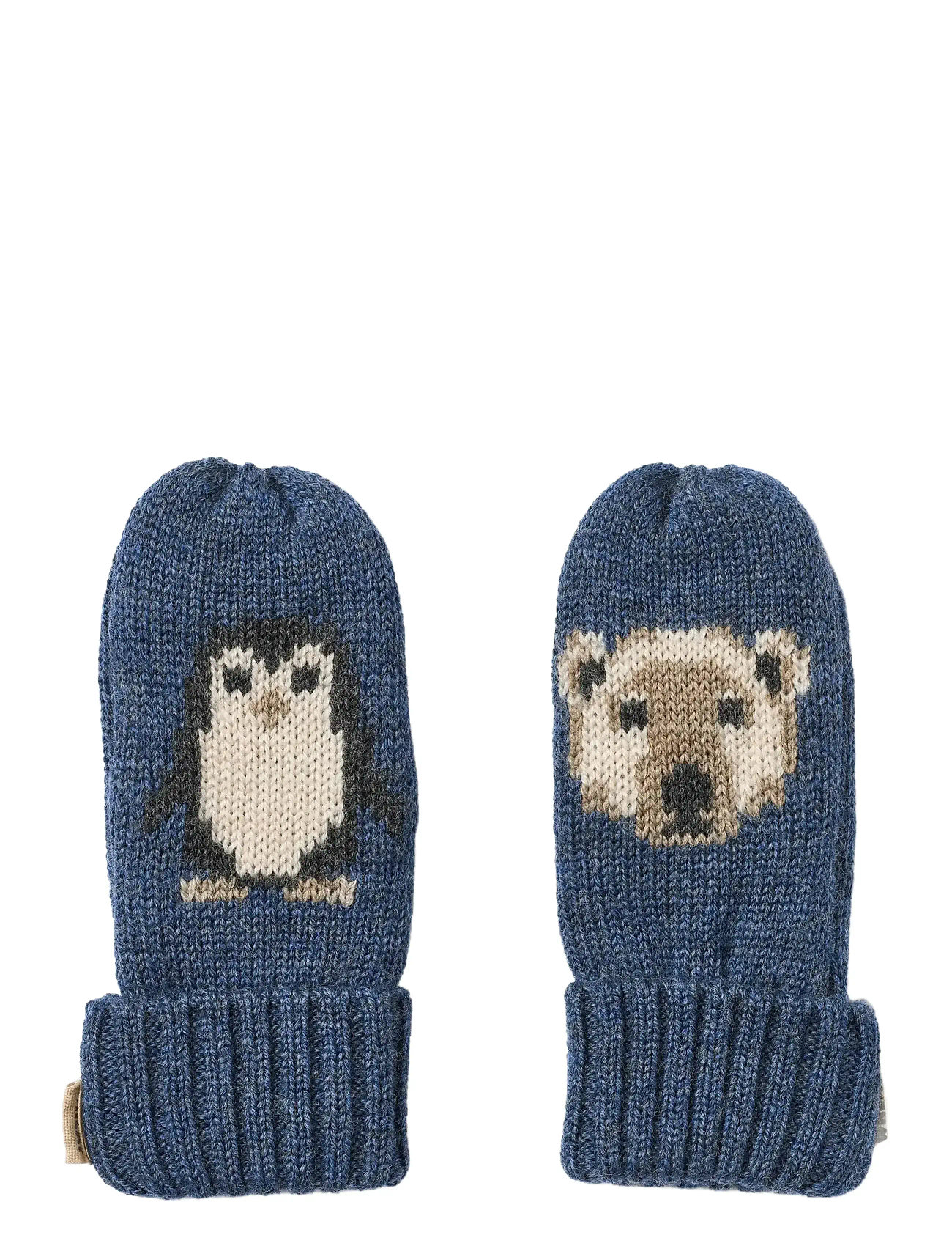 WHEAT Jacquard Handschuhe Towsi Blau - M - Kinder
