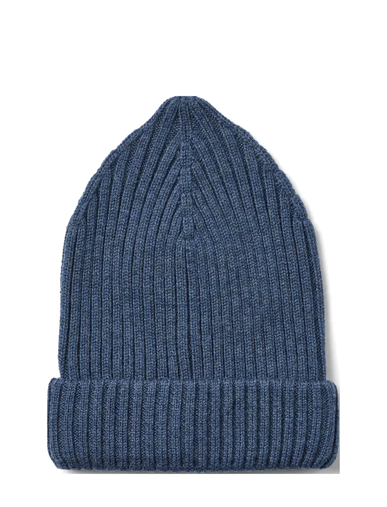Wheat Beanie Topper, 1-3Y, Navy, Huer > Beanie, Børn