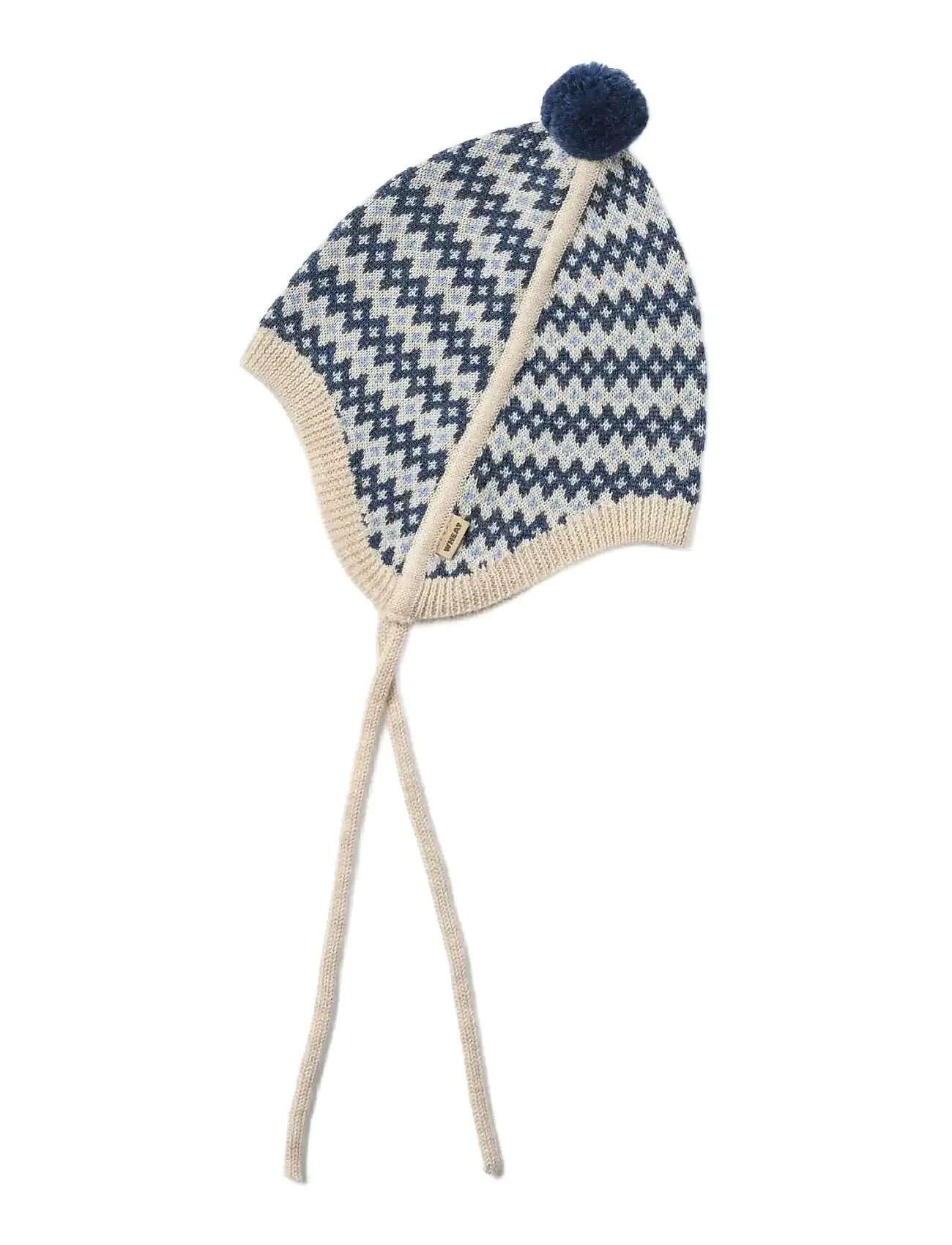 WHEAT Knit Bonnet Liro Blau - 1-3M - Kinder