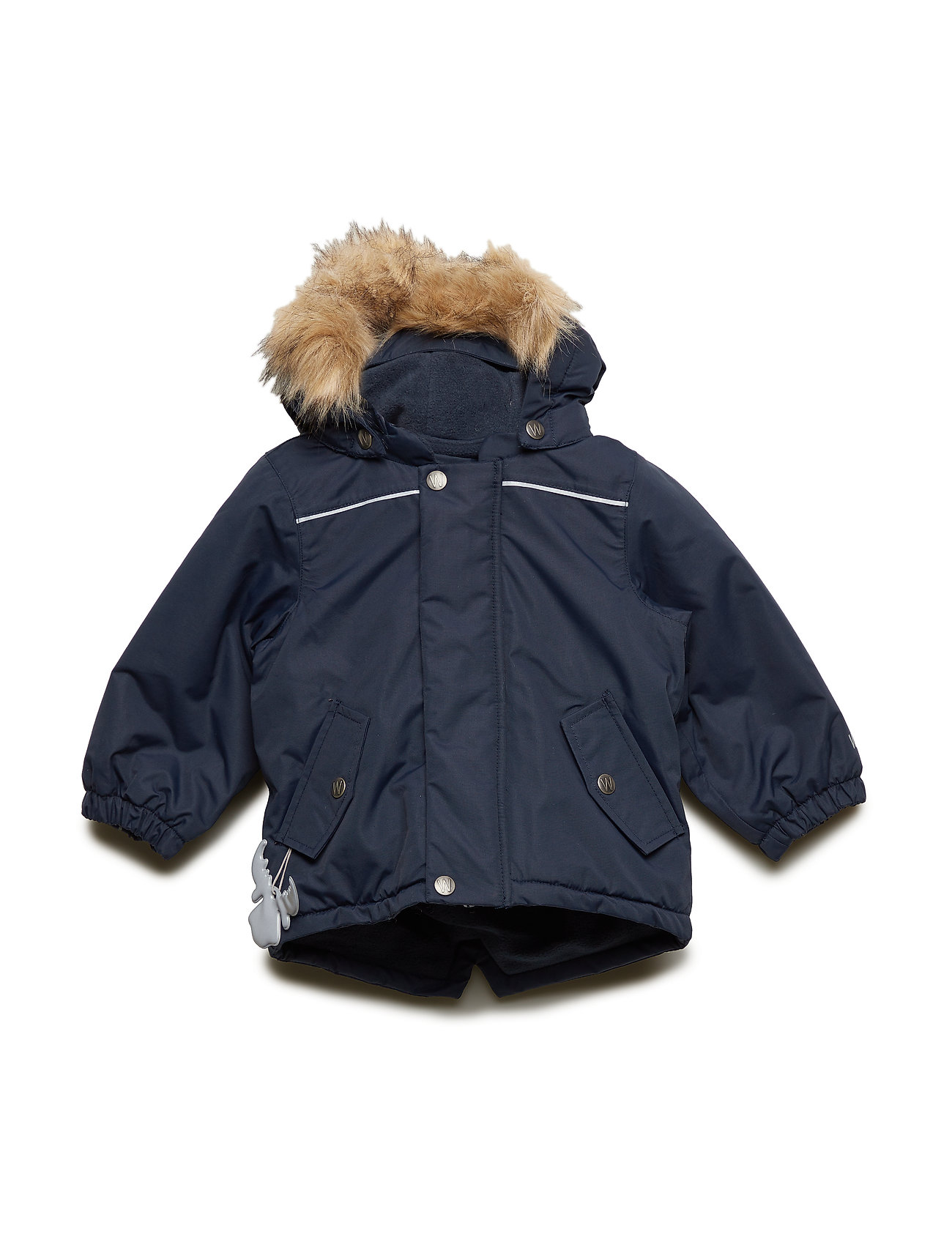 Wheat Jacket Elton Fodrad Jacka Blå [Color: NAVY ][Sex: Kids ][Sizes: 74 ]